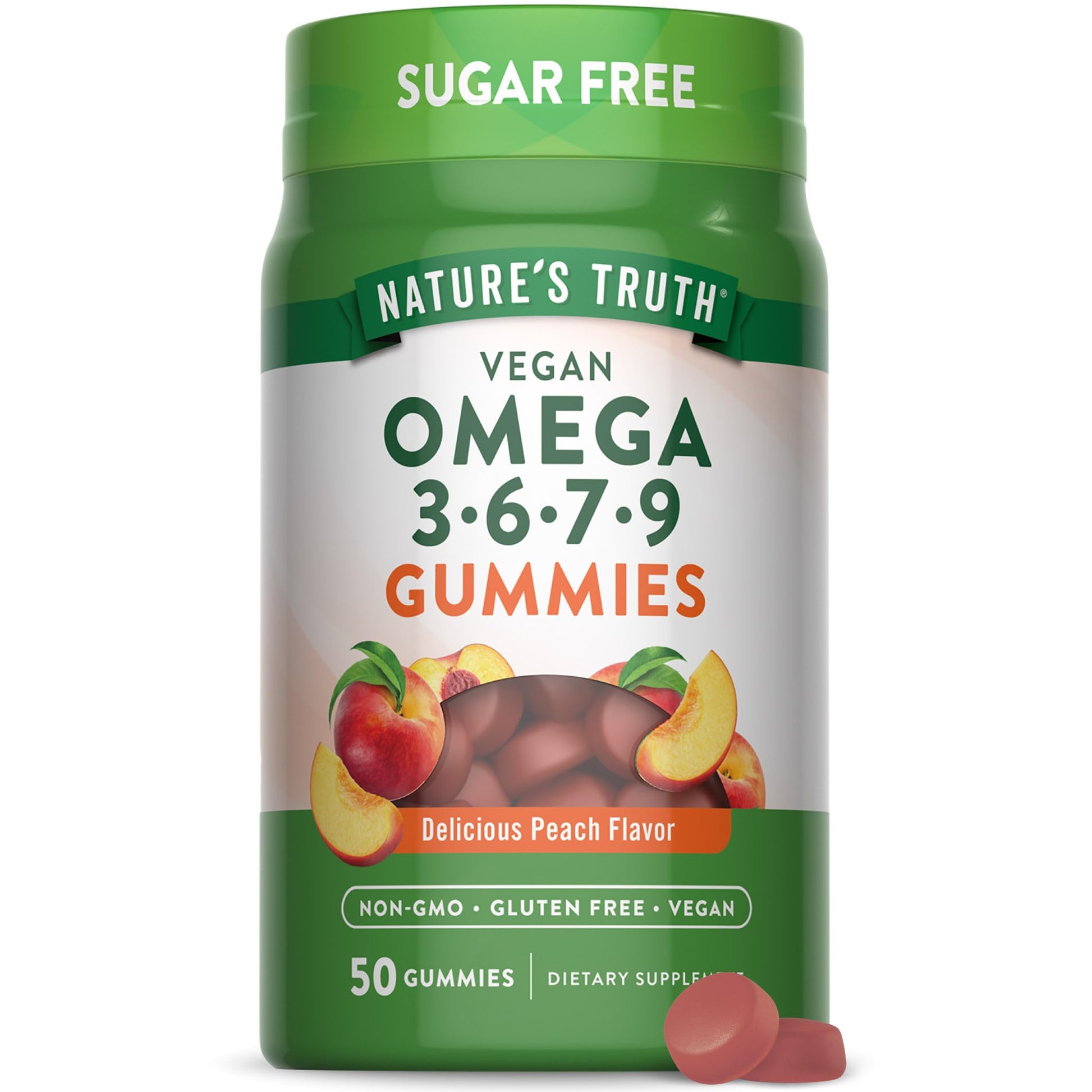 Nature's Truth Vegan Omega 3679 Gummies 50 Count