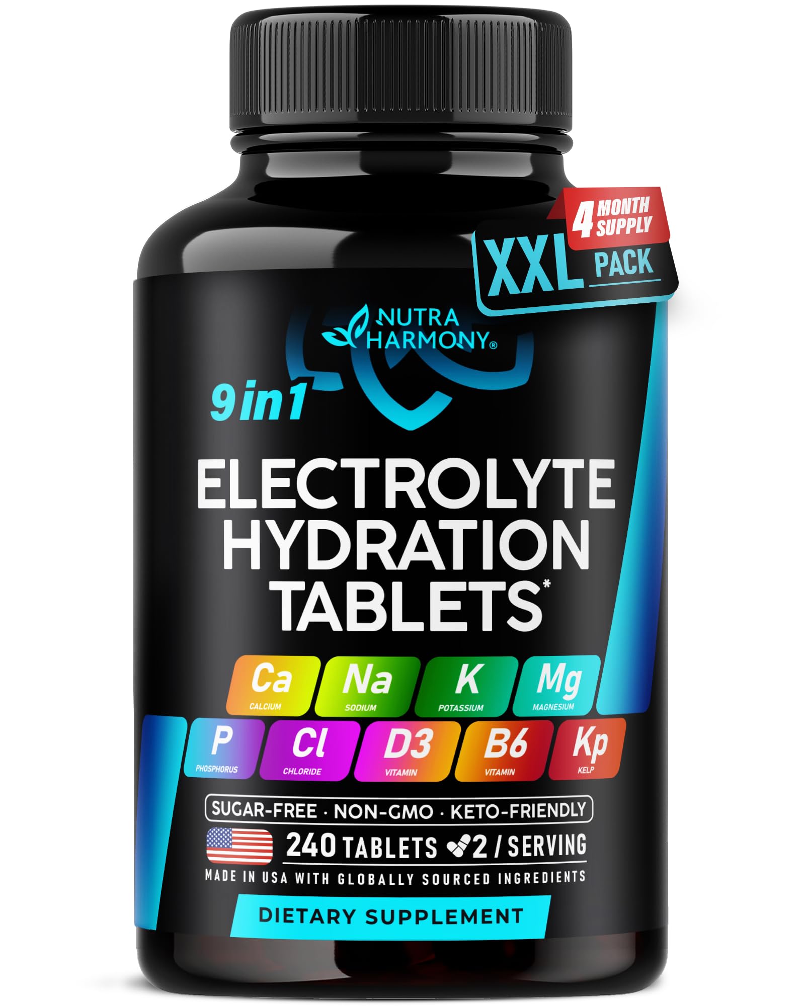 NUTRAHARMONY Electrolytes Tablets 240 Tablets