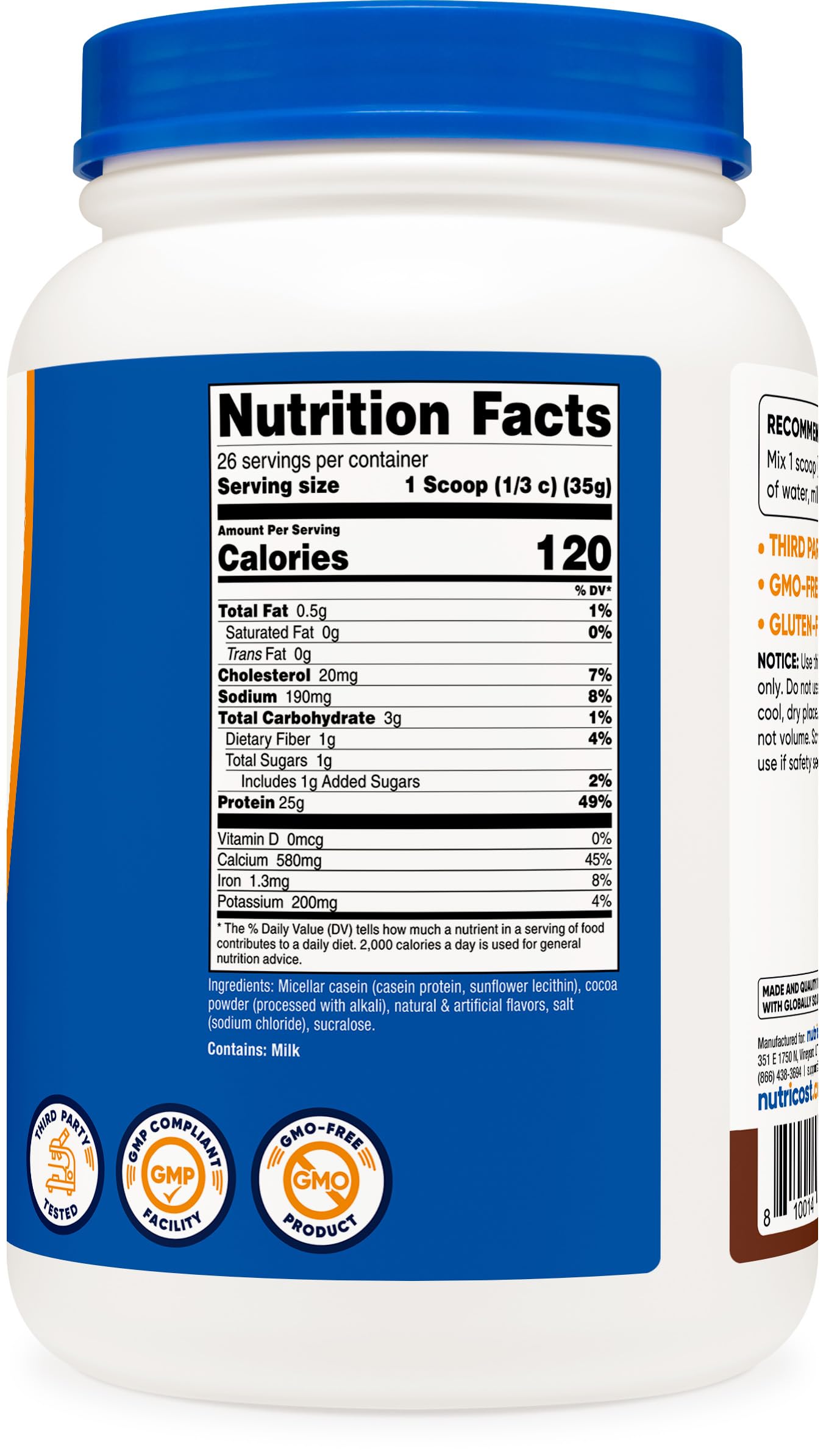 Nutricost Casein Protein Powder 32
