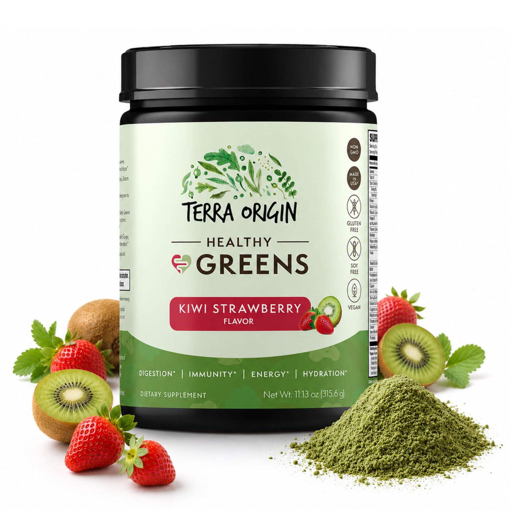 TERRA ORIGIN Super Greens Powder 11.27 oz