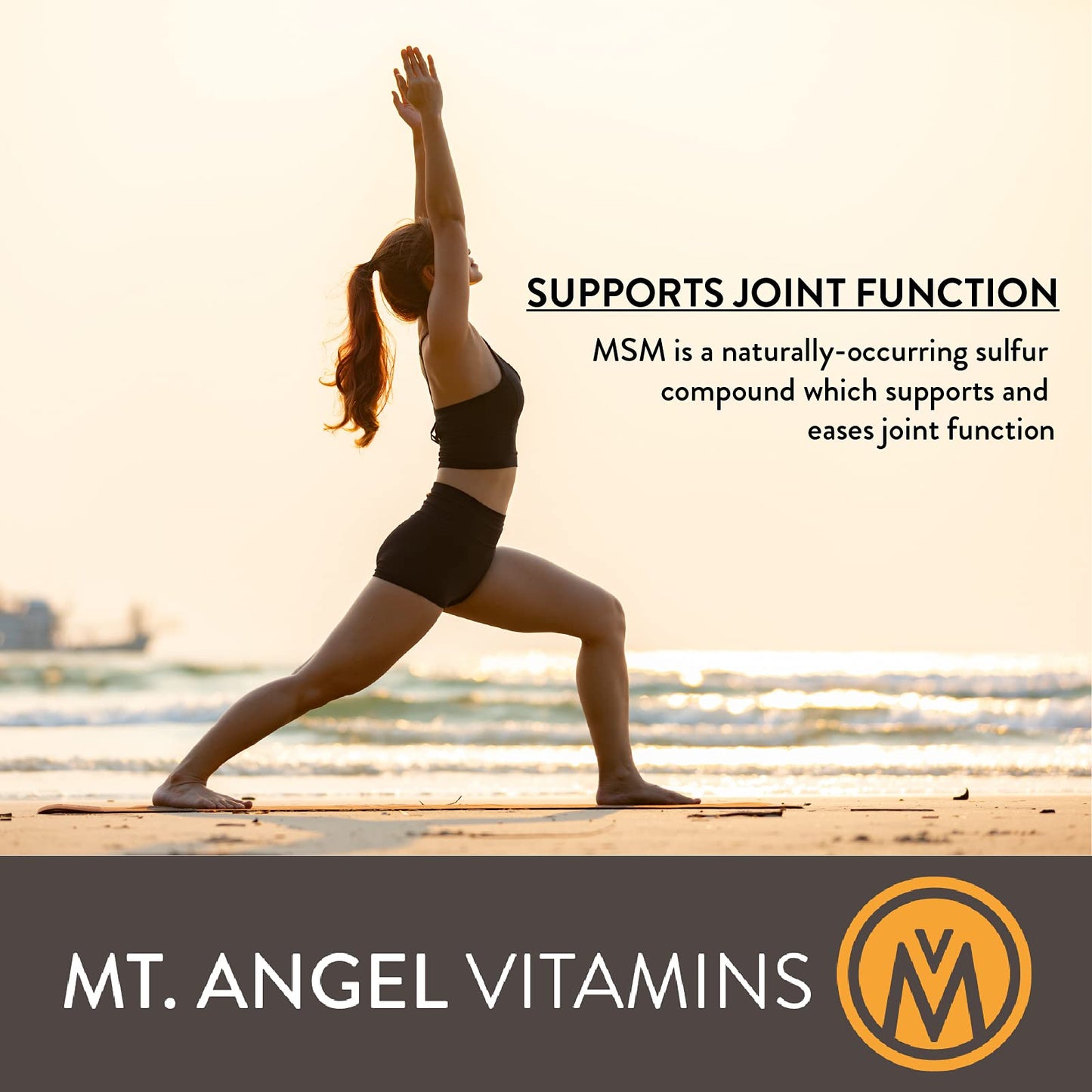 Mt. Angel Vitamins MSM 2000 Capsule, 60 Count