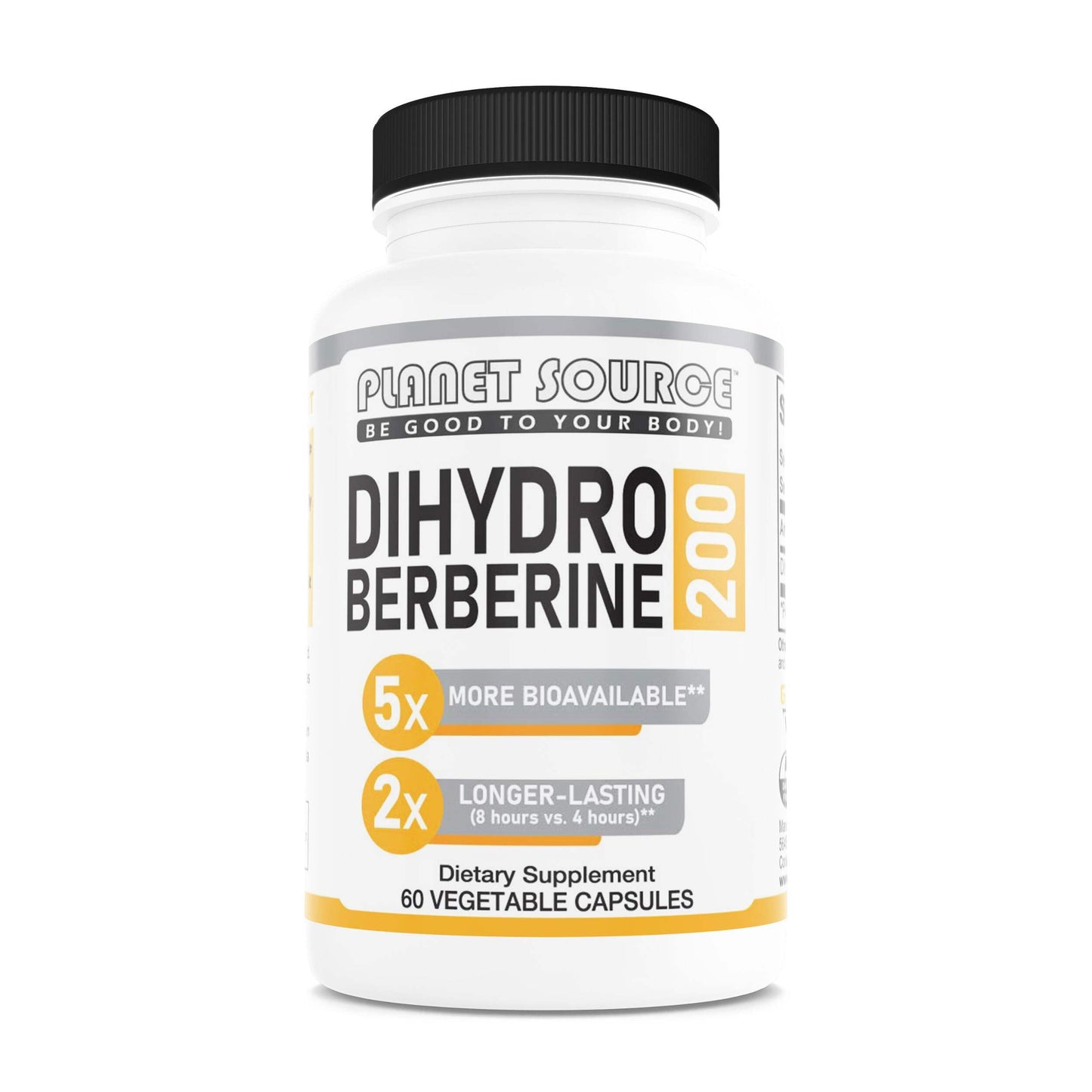 Planet Source Dihydroberberine (Glucovantage) 200 mg Capsule, 60 Capsules