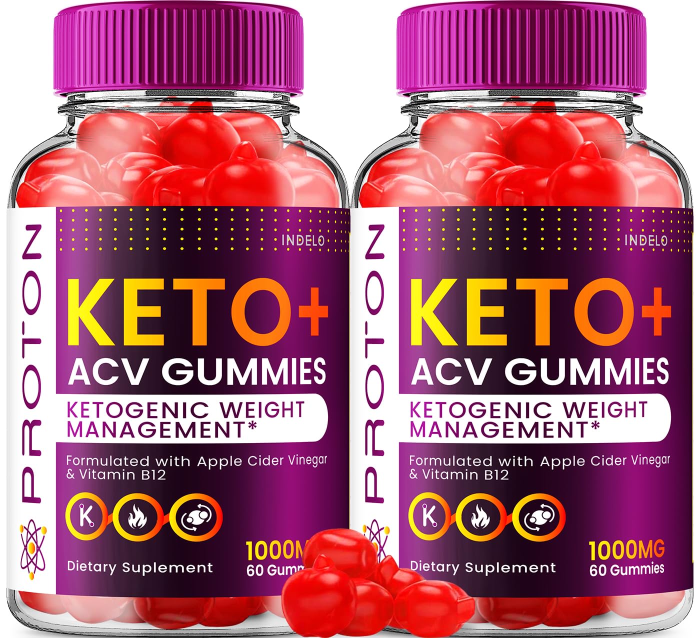 Indelo Proton Keto ACV Advanced 120 Gummies
