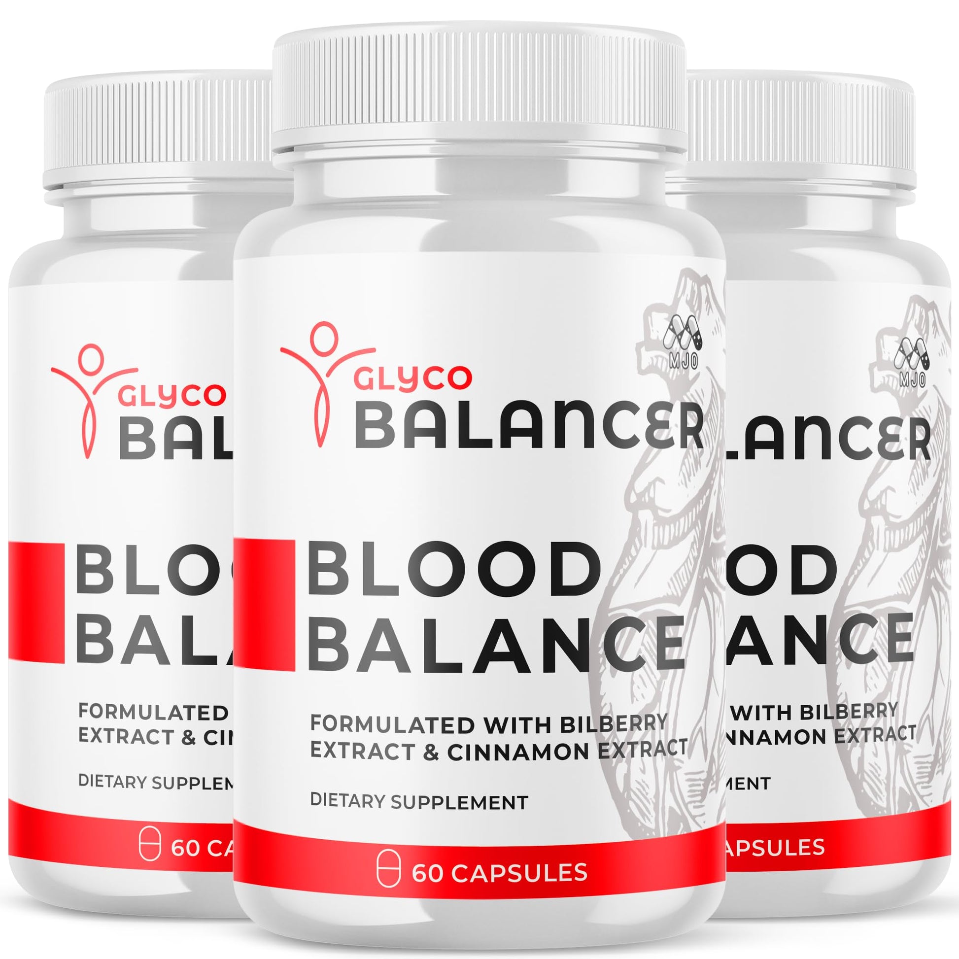 MJO Glyco Balancer Capsules, 180 Capsules