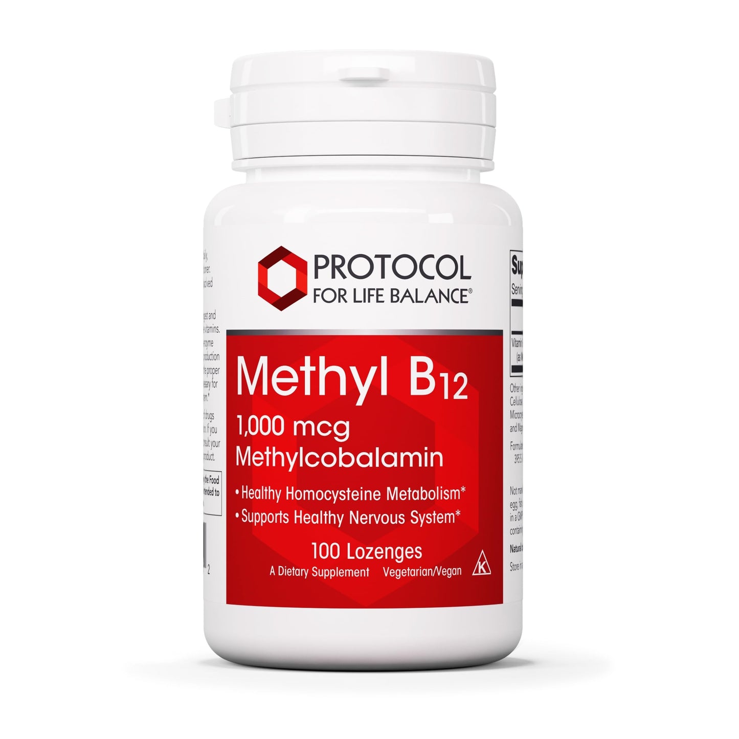 PROTOCOL FOR LIFE BALANCE Methyl B12 1,000mcg Lozenges 100