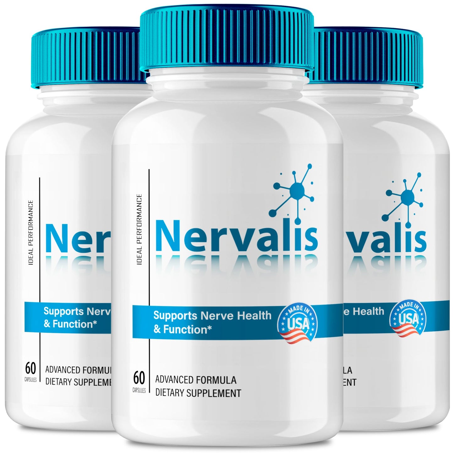 IDEAL PERFORMANCE Nervalis Nerve Supplement, 180 Capsules