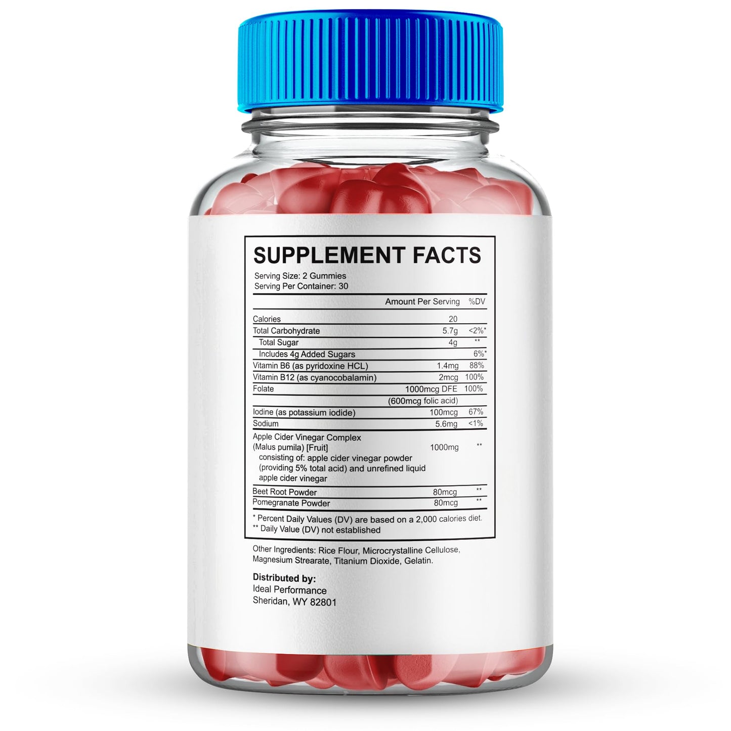 IDEAL PERFORMANCE SizeMD+ Gummies 60 Count