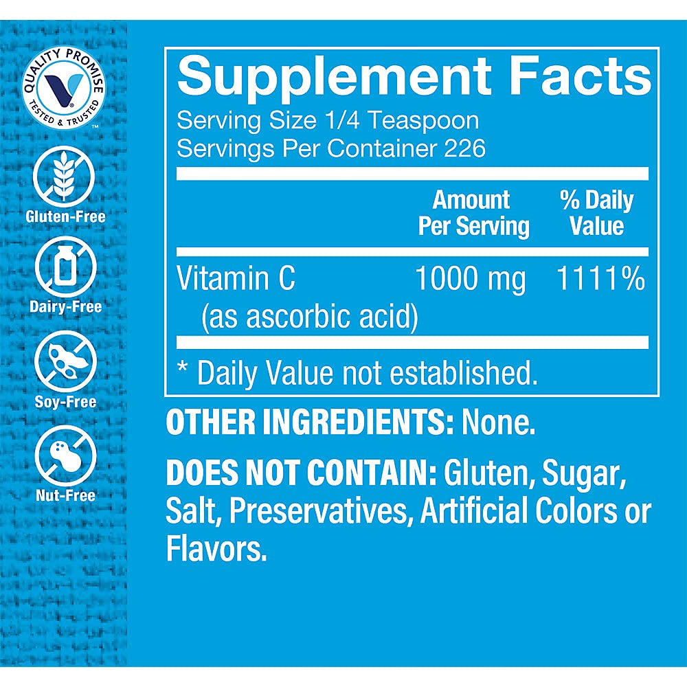 The Vitamin Shoppe Vitamin C 1000 mg Powder 8 oz