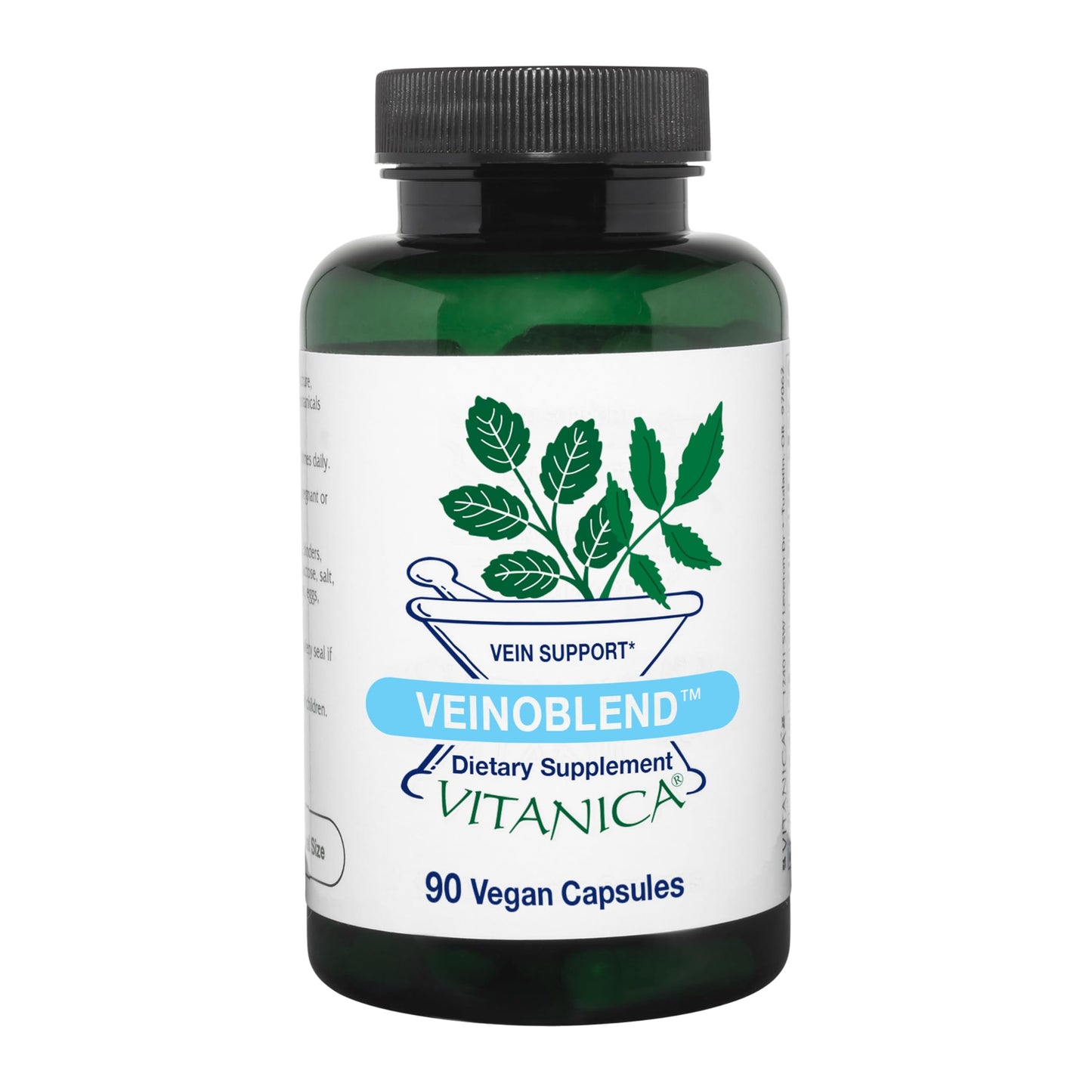 Vitanica VeinoBlend - Circulation Supplement for Blood Flow, Vein & Capillary Support - Includes Bromelain, Horse Chestnut, Gotu Kola, Butcher's Broom, Bioflavonoids, & Vitamin C - Vegan 90 Capsules