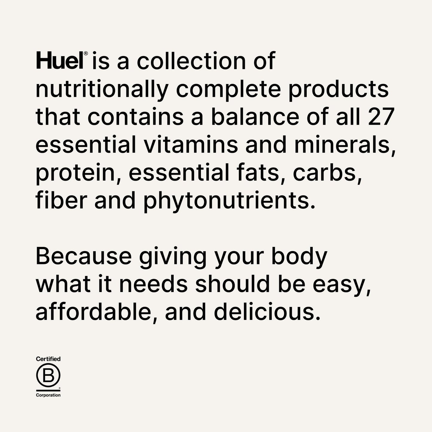 Huel Daily Superblend Chocolate Powder 44 oz