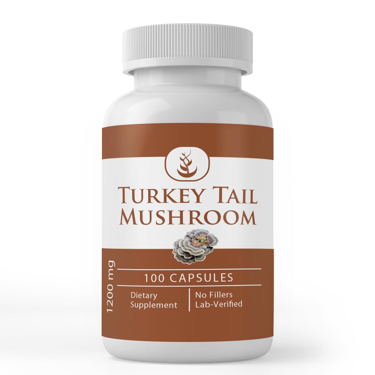 PURE ORIGINAL INGREDIENTS Turkey Tail Mushroom Capsules 100