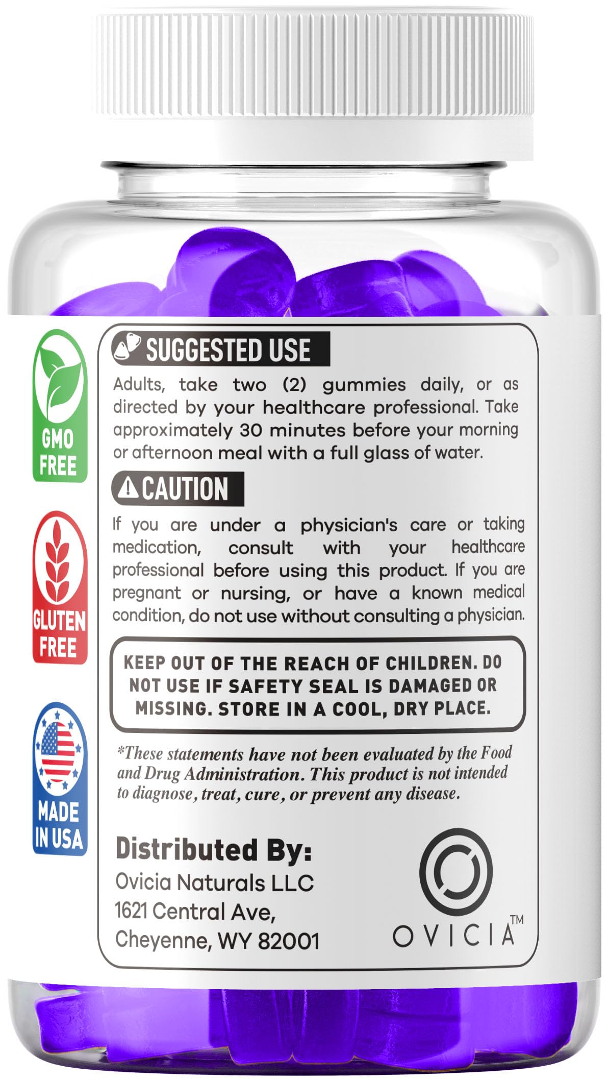 OVICIA Ultra TRT Gummies 180 Gummies