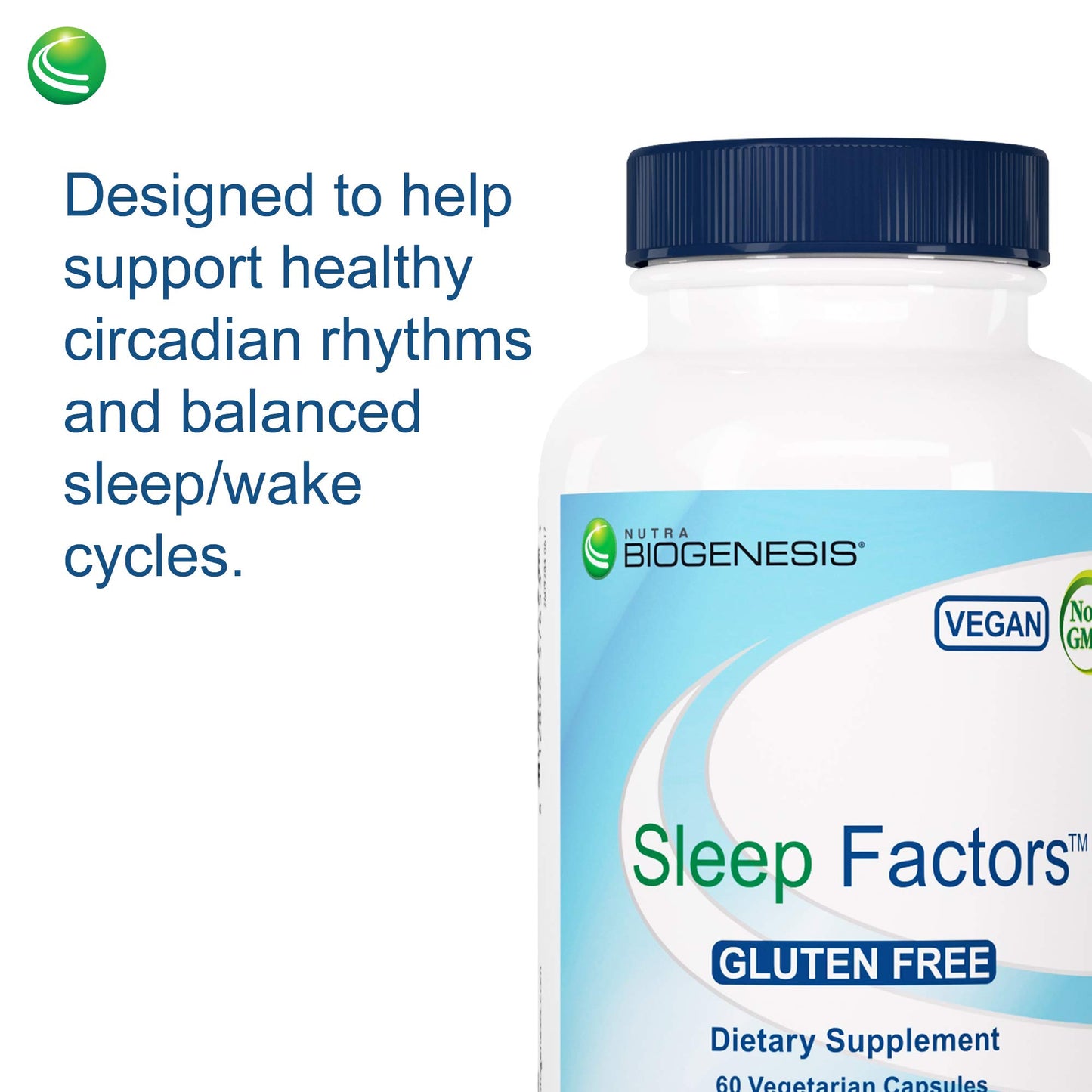 Nutra BioGenesis Sleep Factors Sleep Aid Capsules, 60 Count