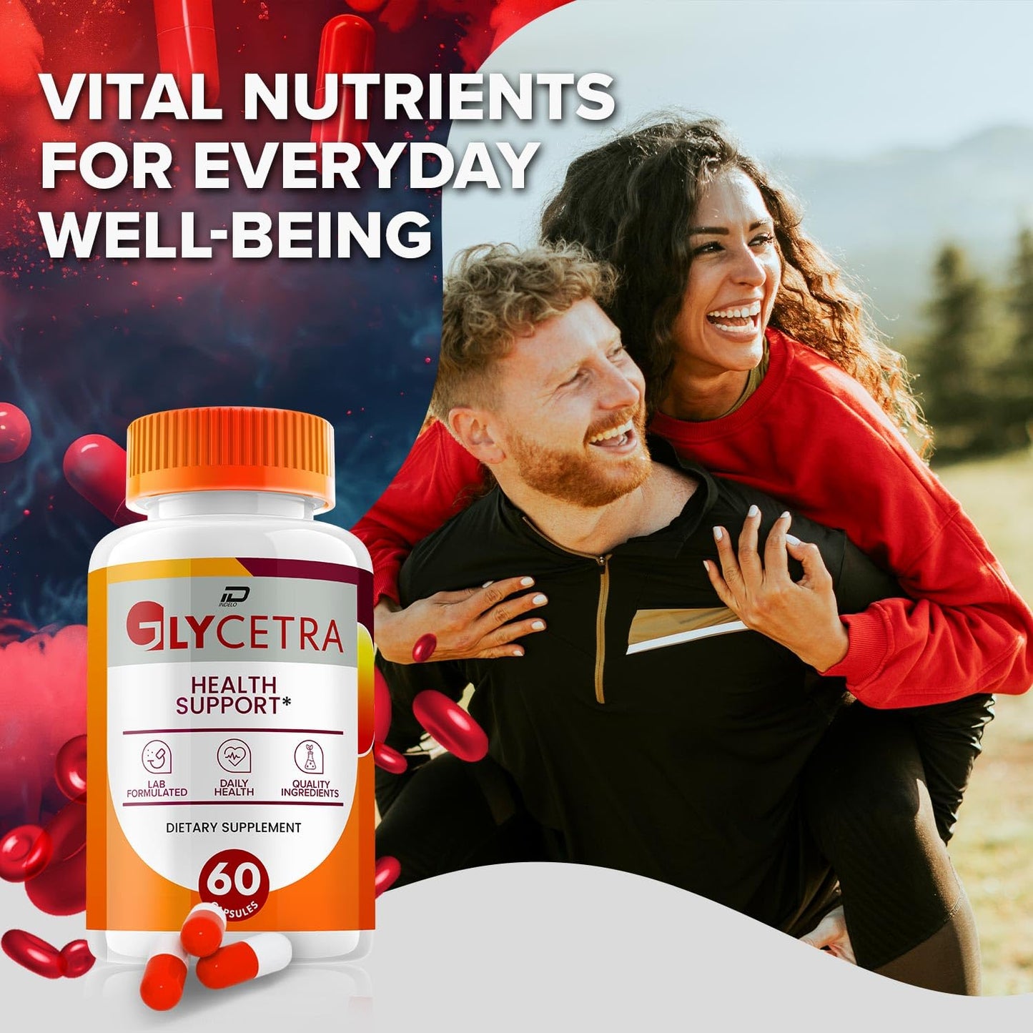 Indelo Glycetra Capsules, 300 Capsules
