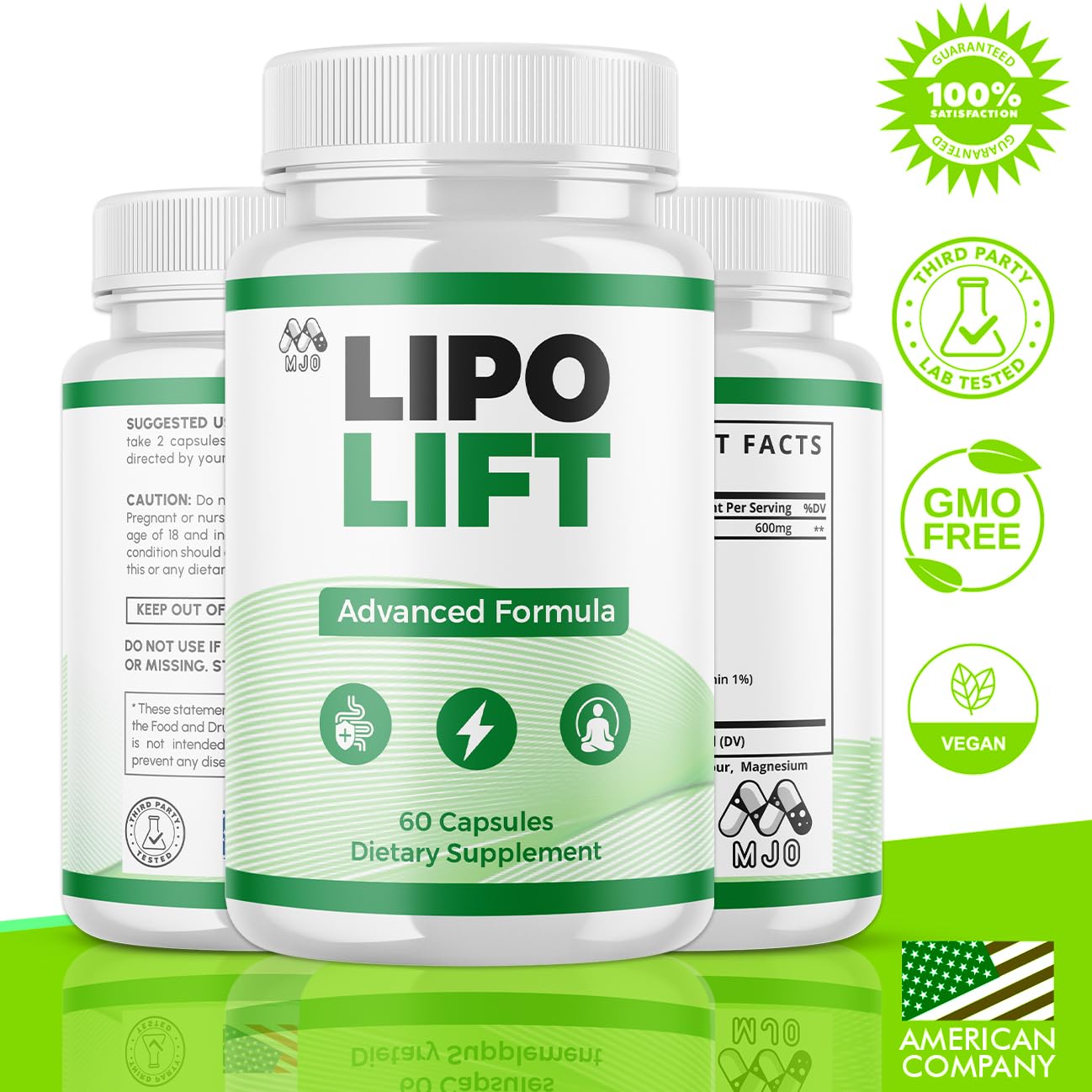 MJO Lipo Lift Capsules 60 Capsules