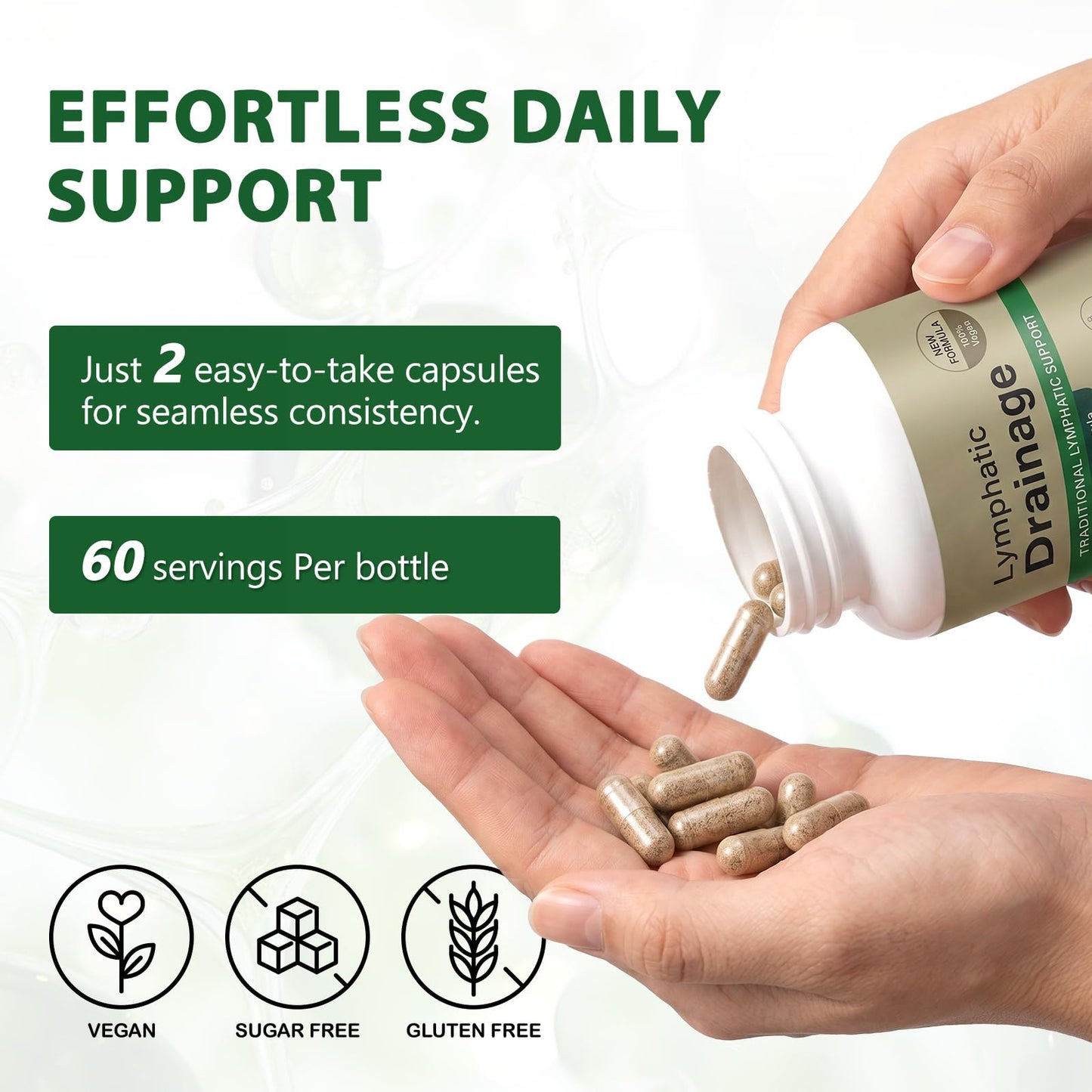 Bivinke Lymphatic Drainage Capsules, 120 Capsules