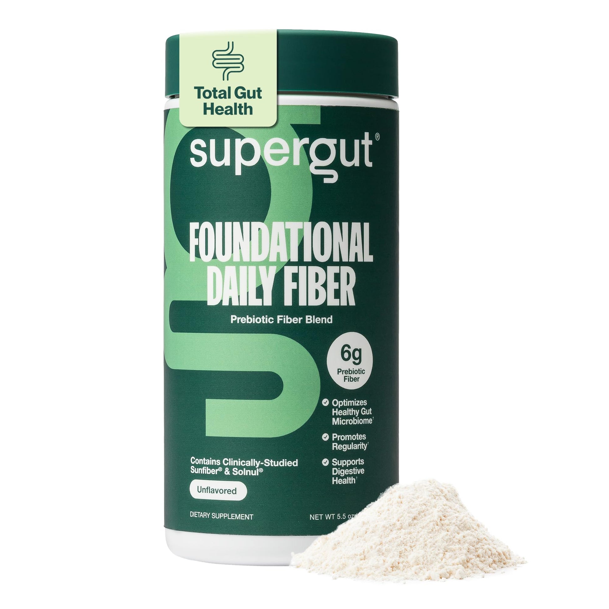 Supergut Foundational Daily Fiber Powder 5.5 oz