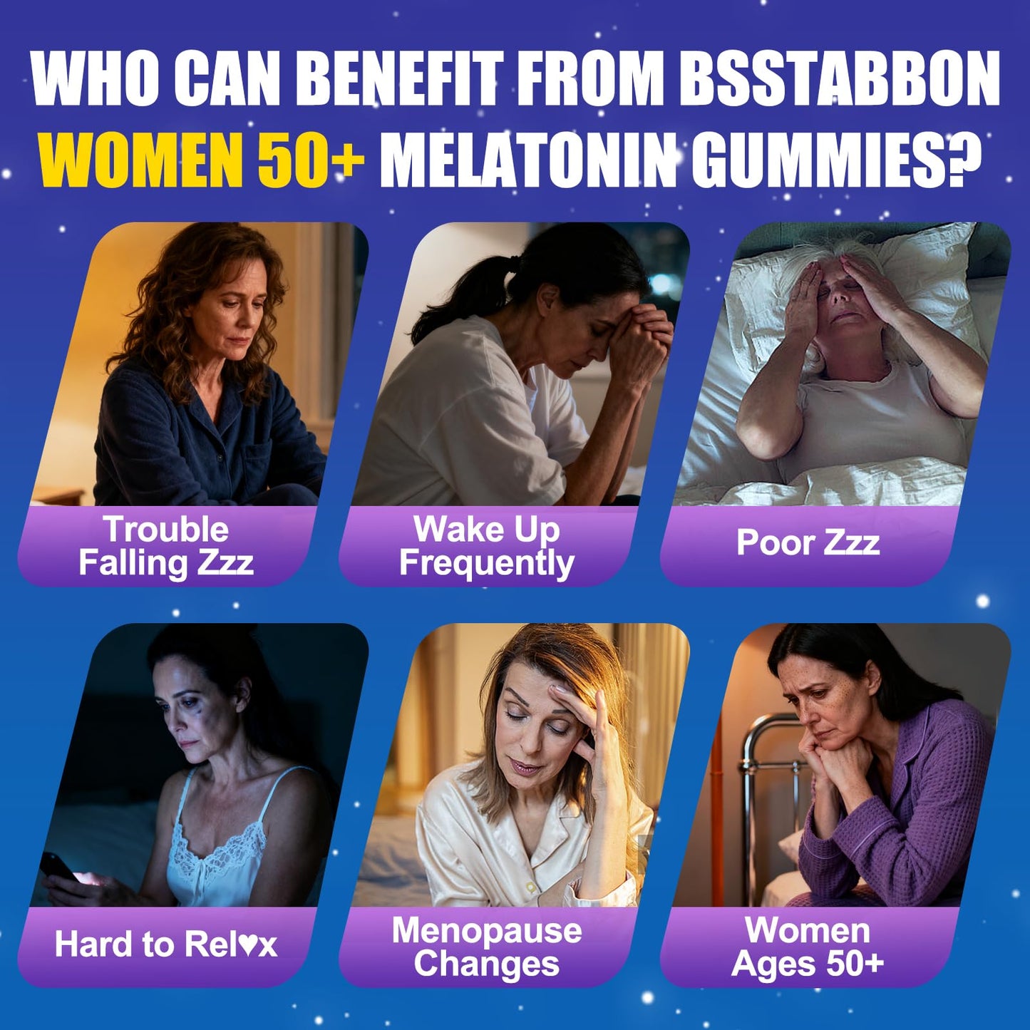 BSSTABBON Melatonin 10mg Gummies, 120 Count
