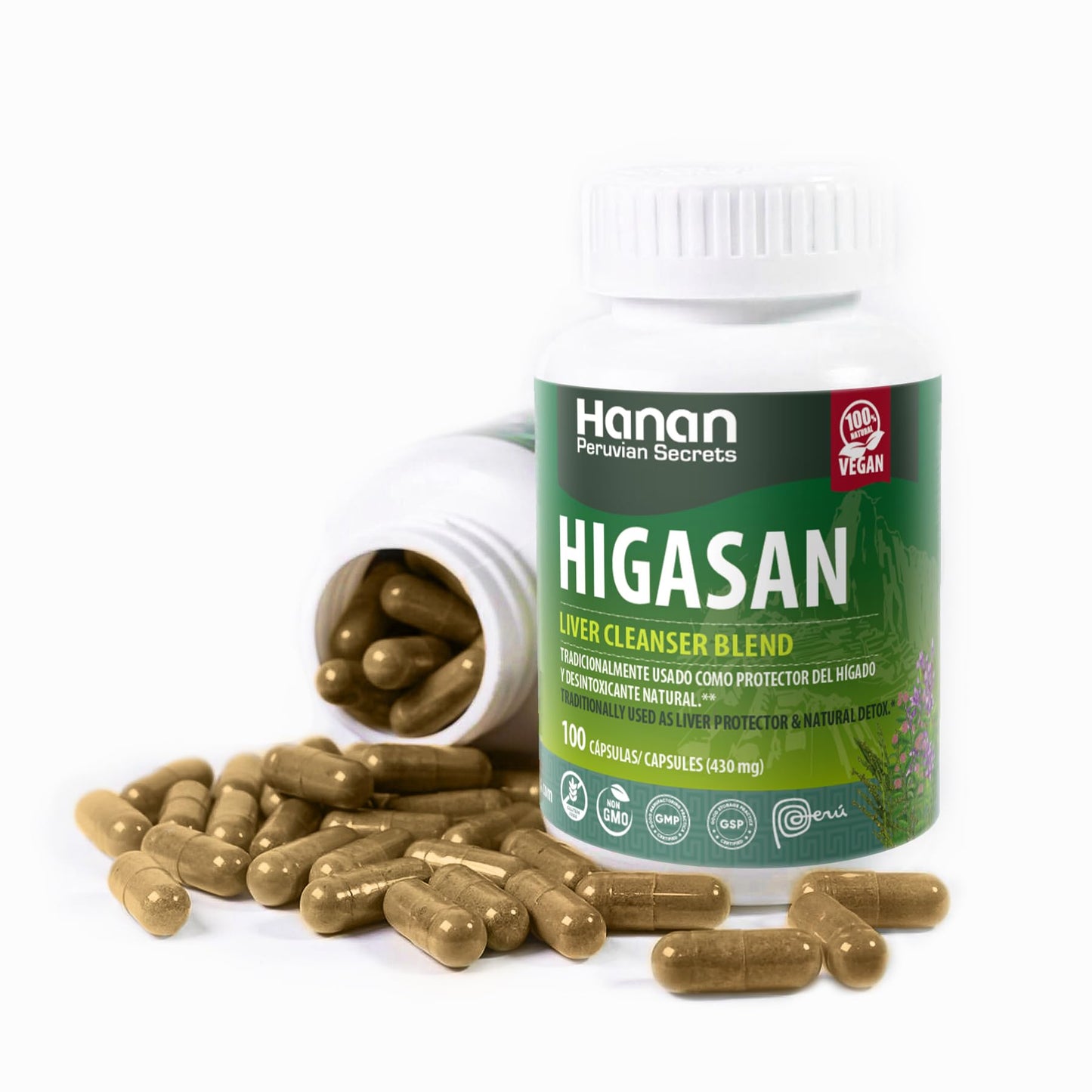 HANAN PERUVIAN SECRETS Hanan Higasan Liver Cleanser Blend Capsules 200