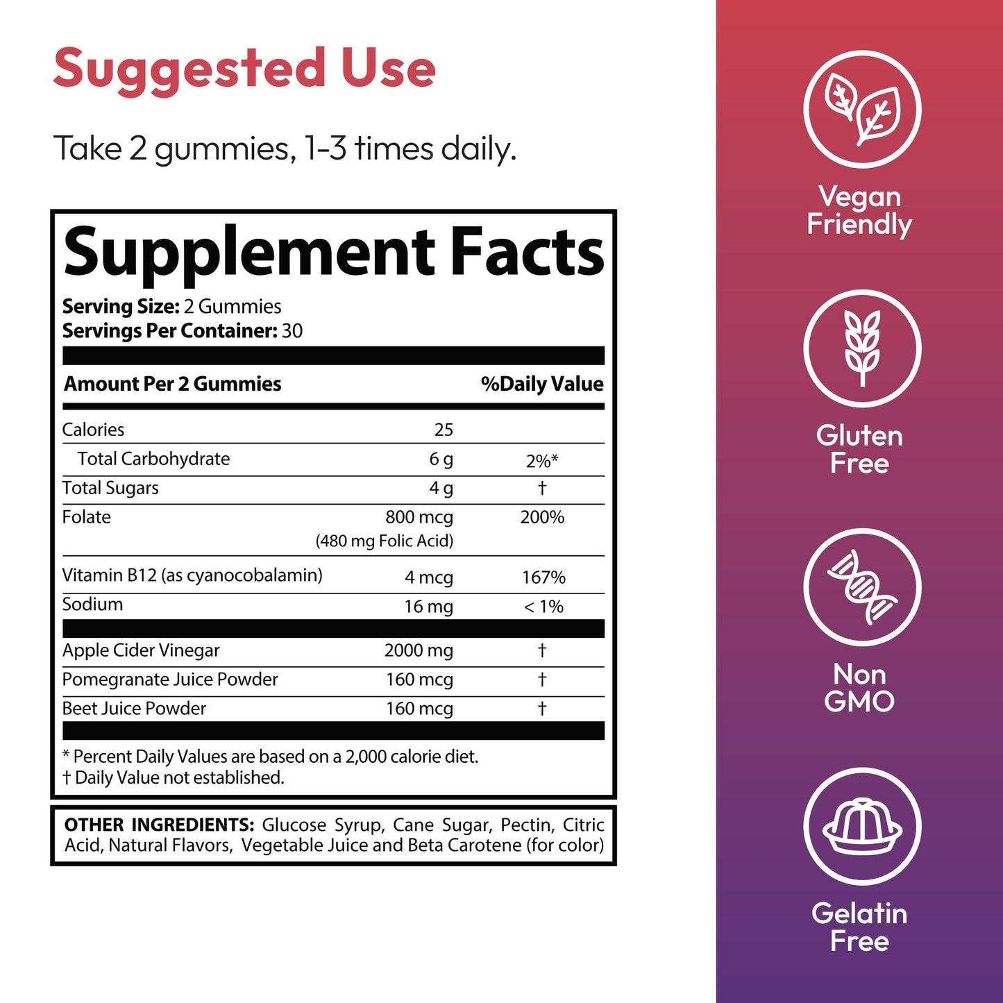 Justified Laboratories Destiny Keto ACV Gummies Extreme Gummy 180 Count