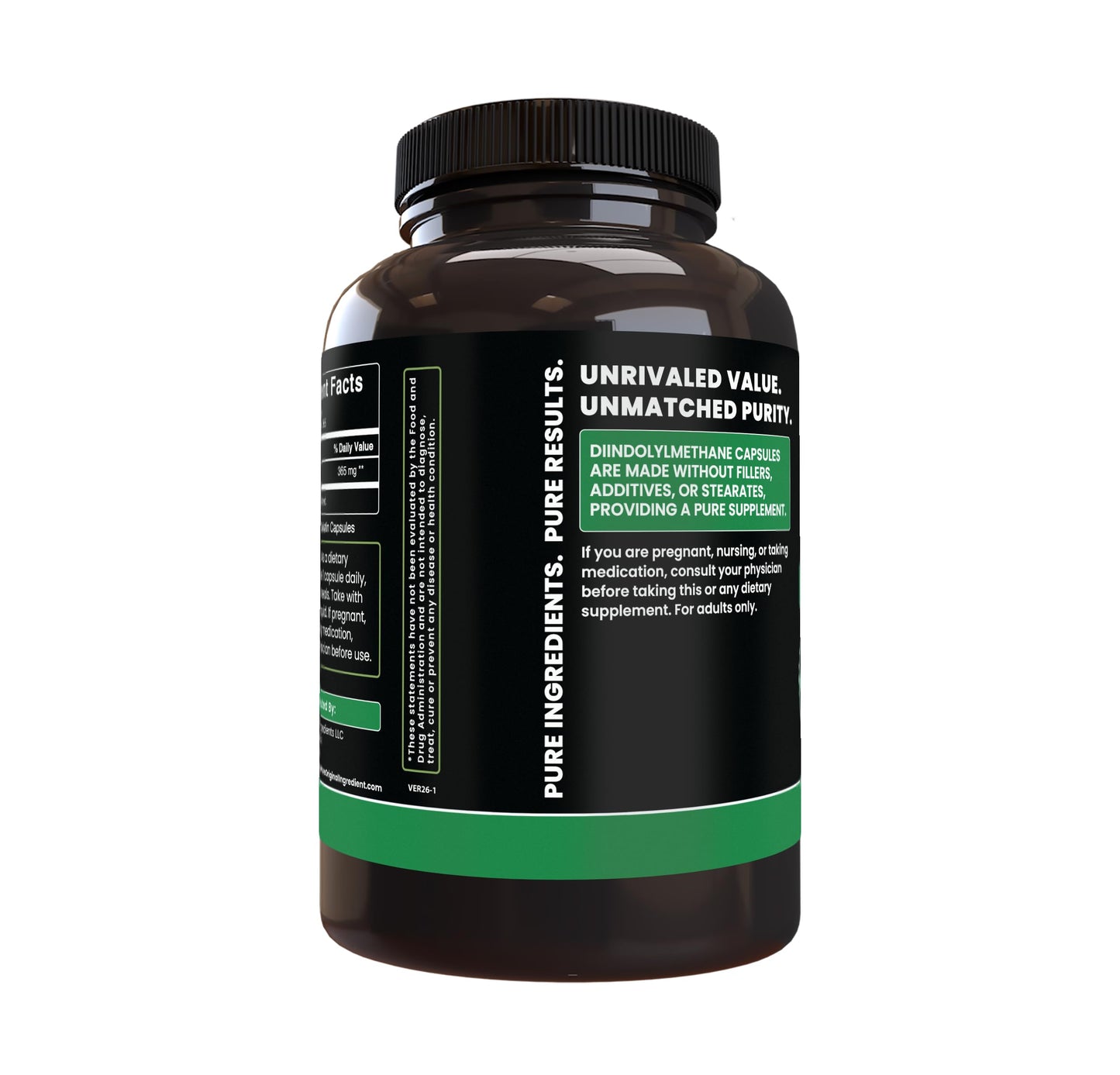 Pure Original Ingredients Diindolylmethane (DIM) 365 Capsules