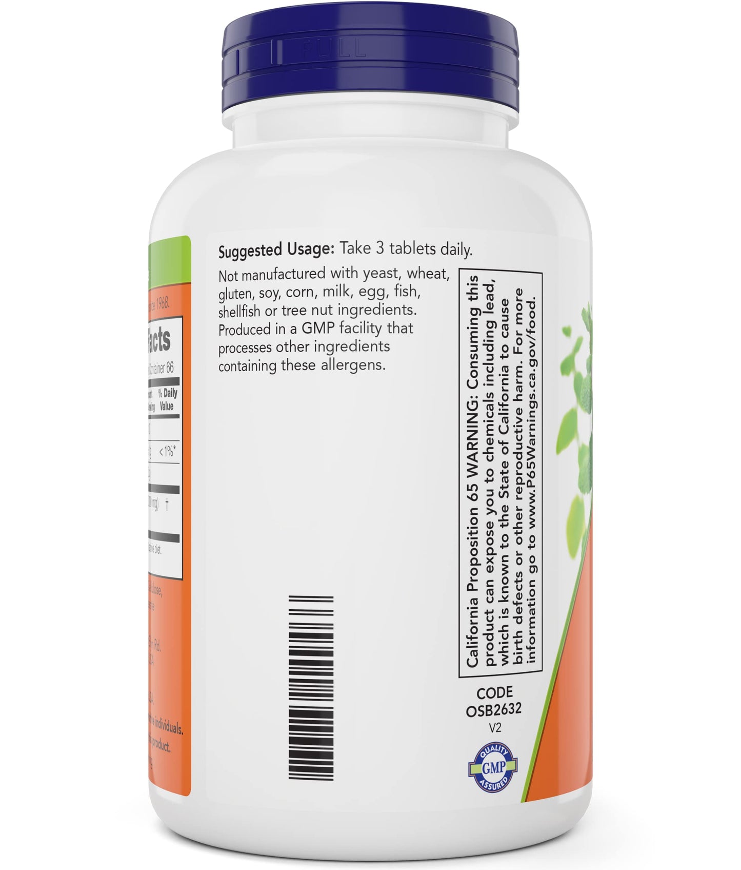 NOW Foods Chlorella 1000mg Tablets 400 Count
