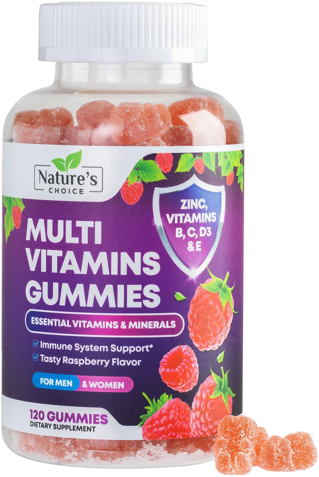 Nature's Choice Multivitamin Gummies for Adults, 120 Count