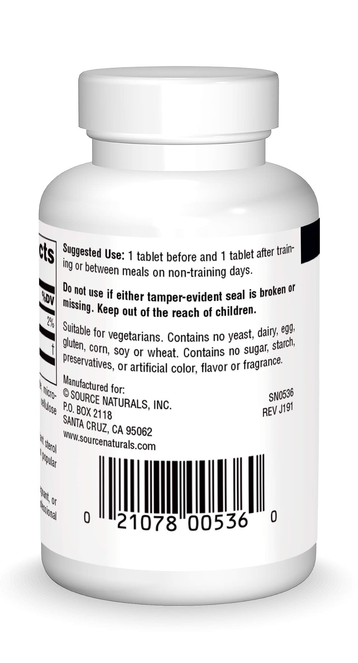 Source Naturals Gamma Oryzanol Tablets, 200 Tablets