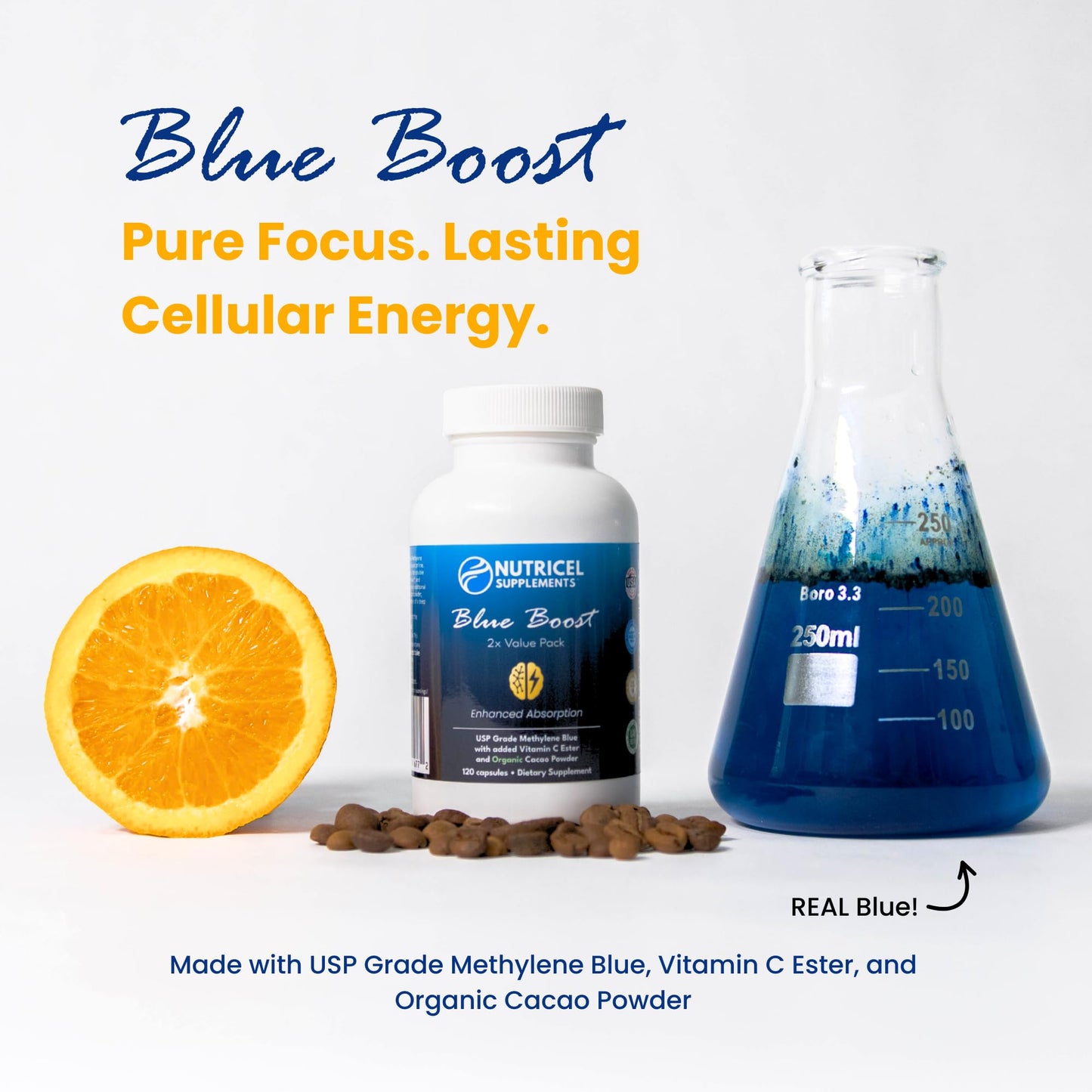 Nutricel Supplements Methylene Blue Capsules 120 Capsules