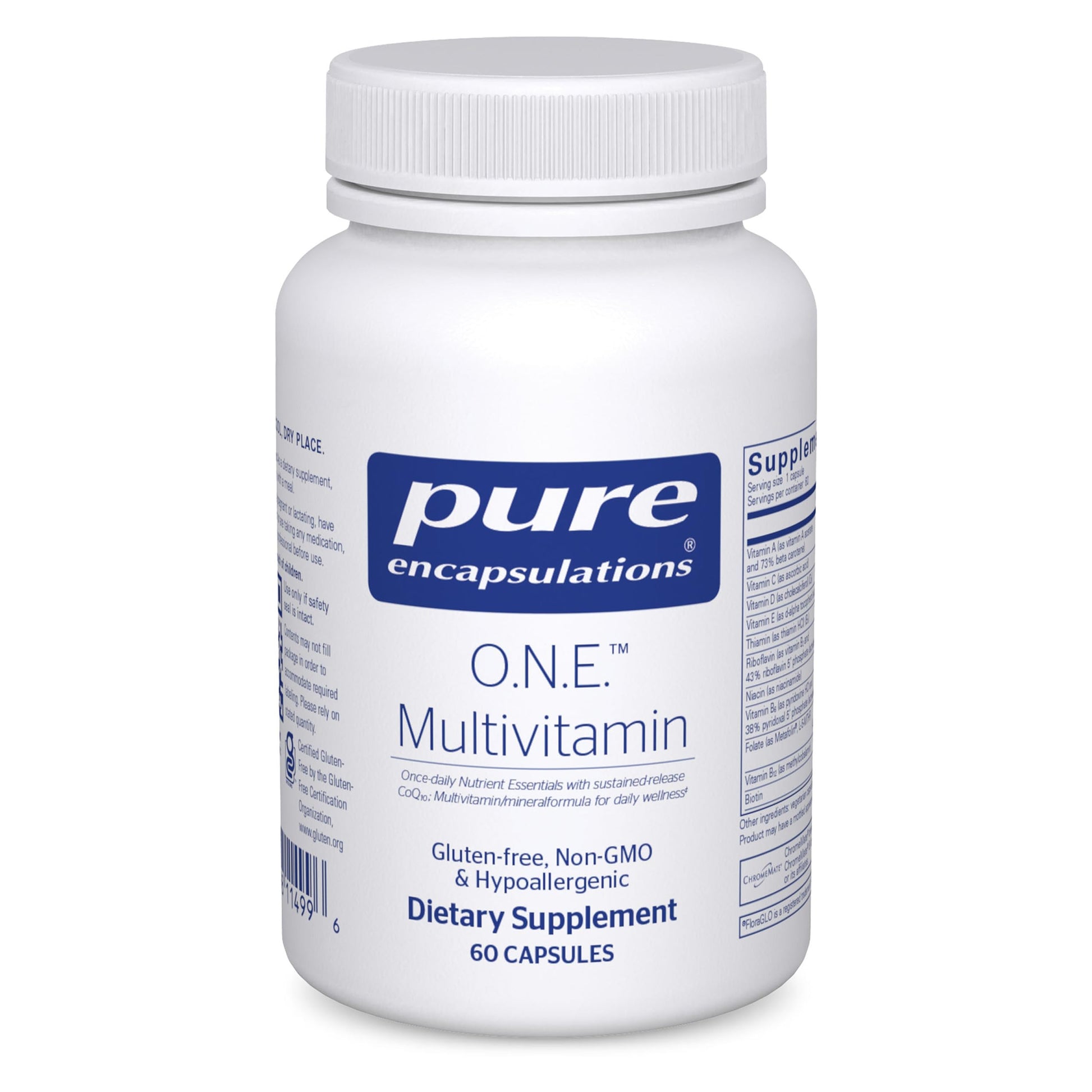 Pure Encapsulations O.N.E. Multivitamin Capsules, 60 Count