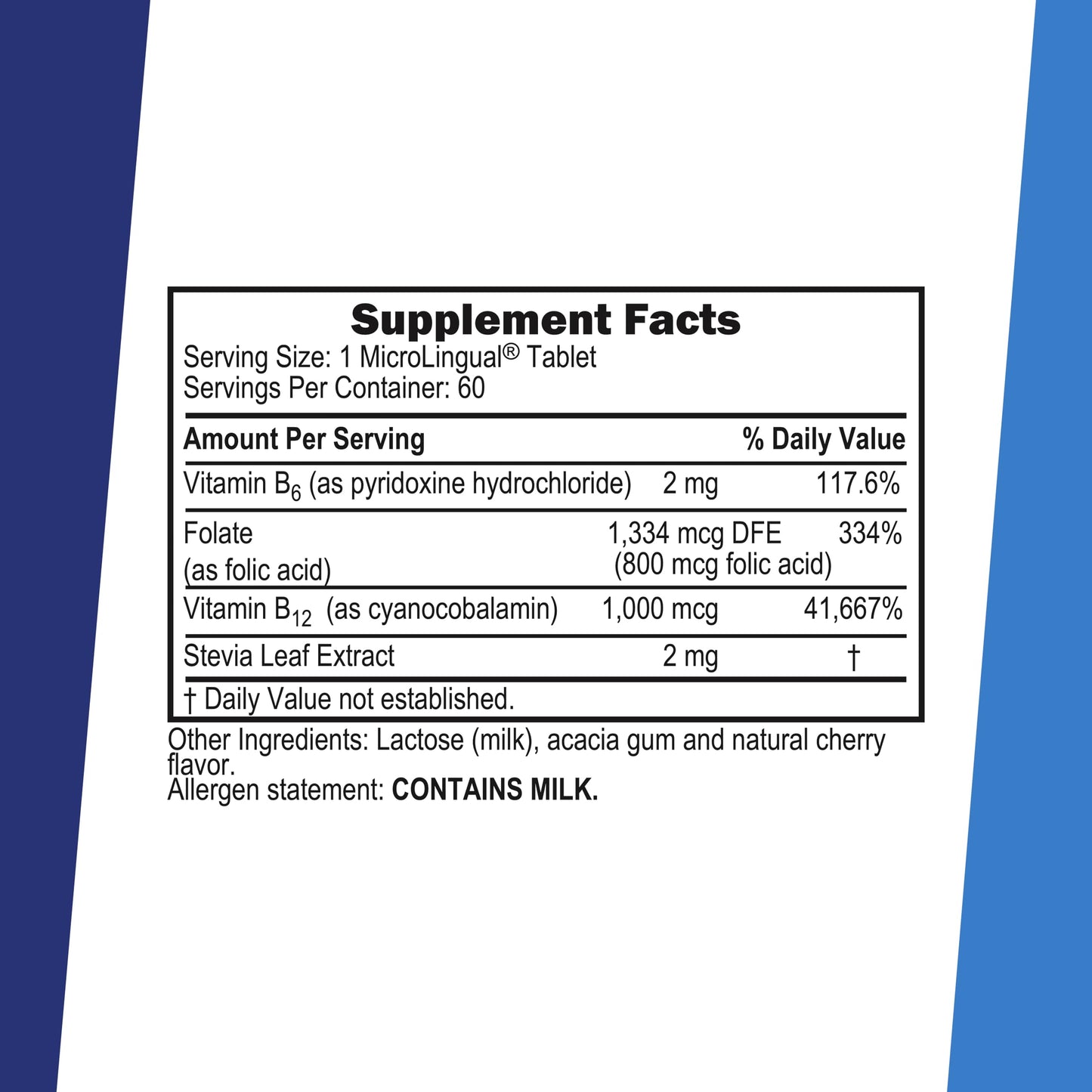 Superior Source No Shot Vitamin B-12 Cyanocobalamin 1000 mcg, B-6, Folic Acid 800 mcg, 60 Tablets