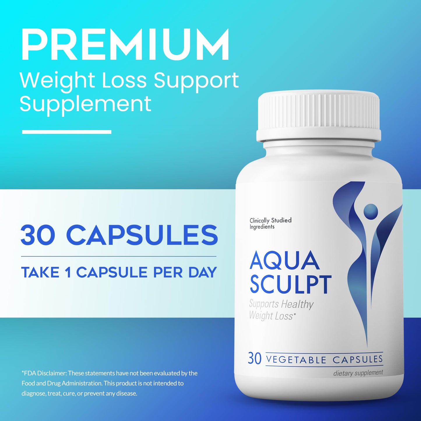 AquaSculpt Energy Support Healthy Metabolism Capsule, 90 Capsules