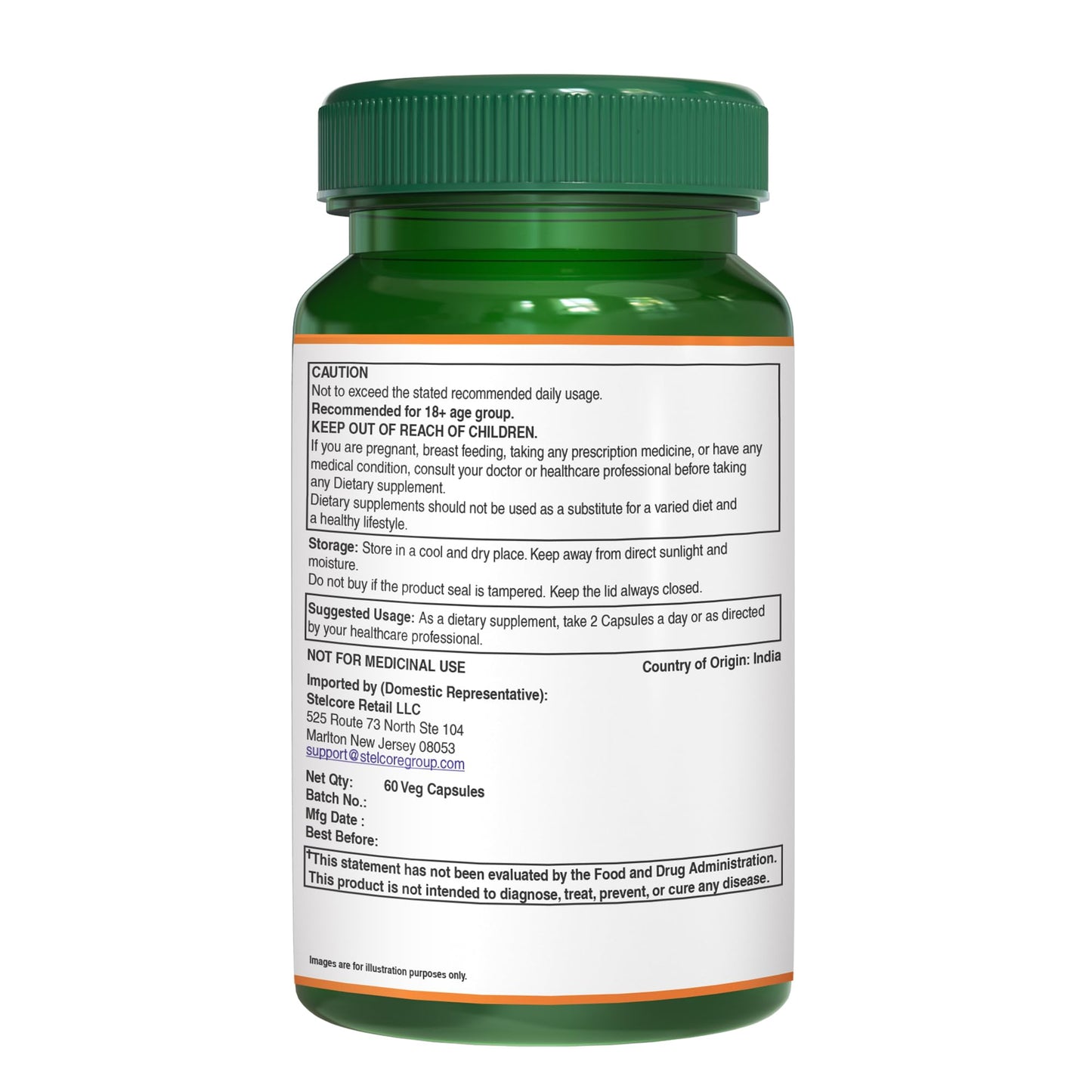 PURE NUTRITION NATURAL TREASURES Boswellia Serrata 600 mg Capsule, 60 Count