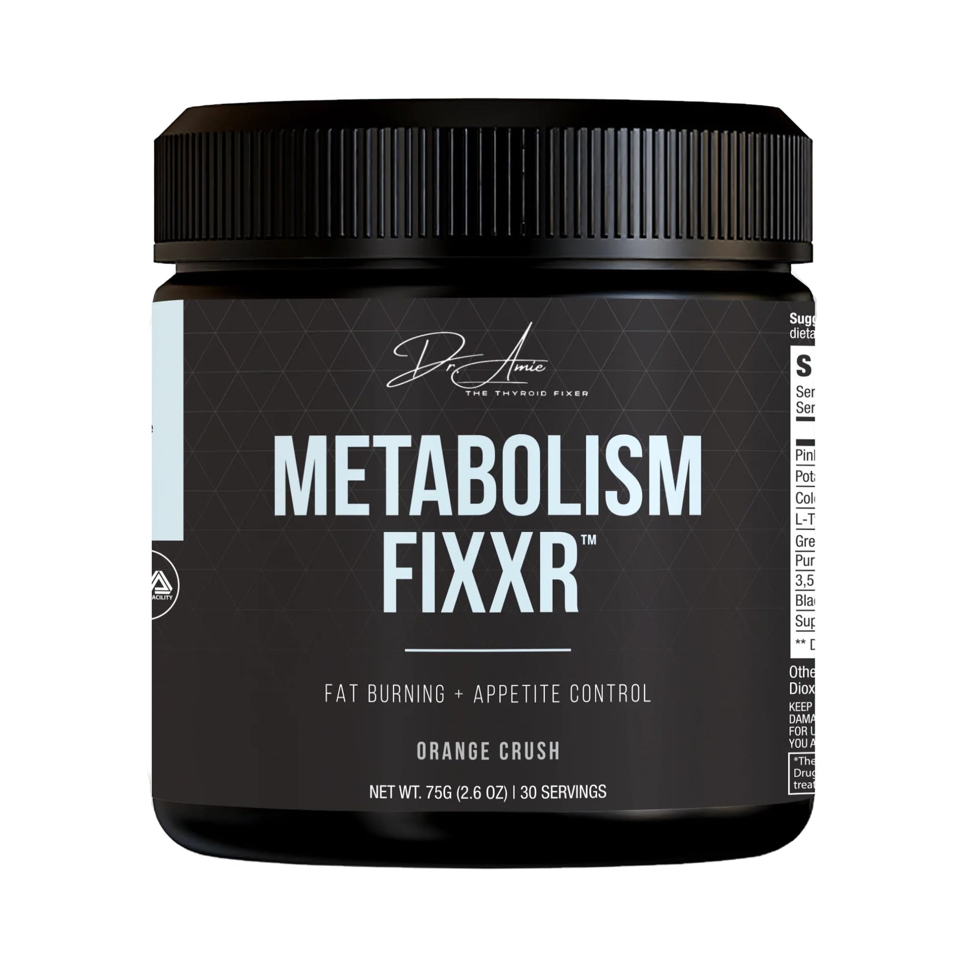 Fixxr Metabolism Support by Dr. Amie Powder 2.6 Ounce