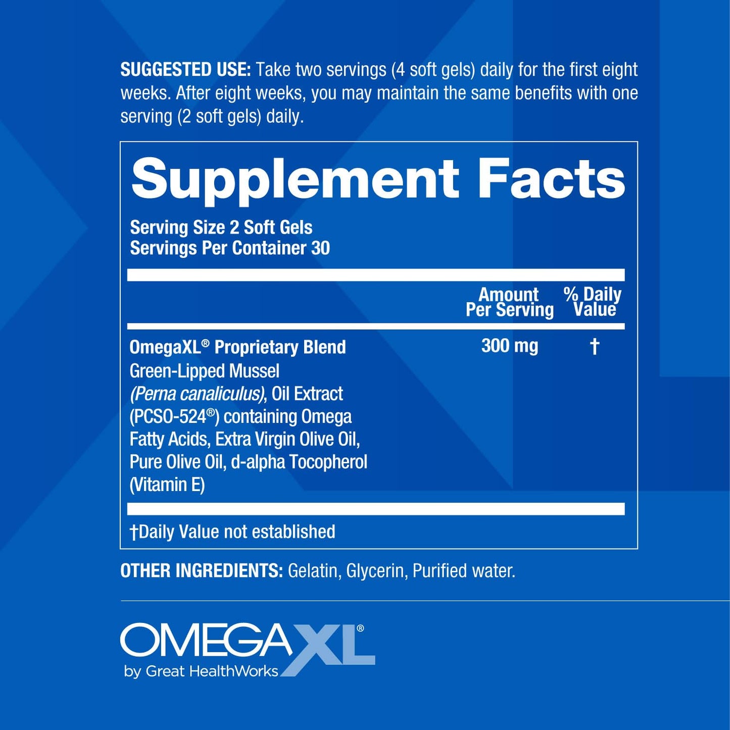 OmegaXL Joint Support Supplement Powder, 1.3 Ounce (Pack of 3)