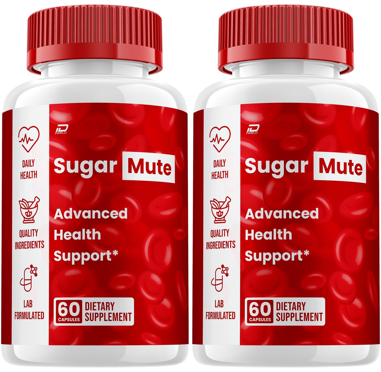 Indelo SugarMute Natural Blend Daily Health Supplement Capsules 120