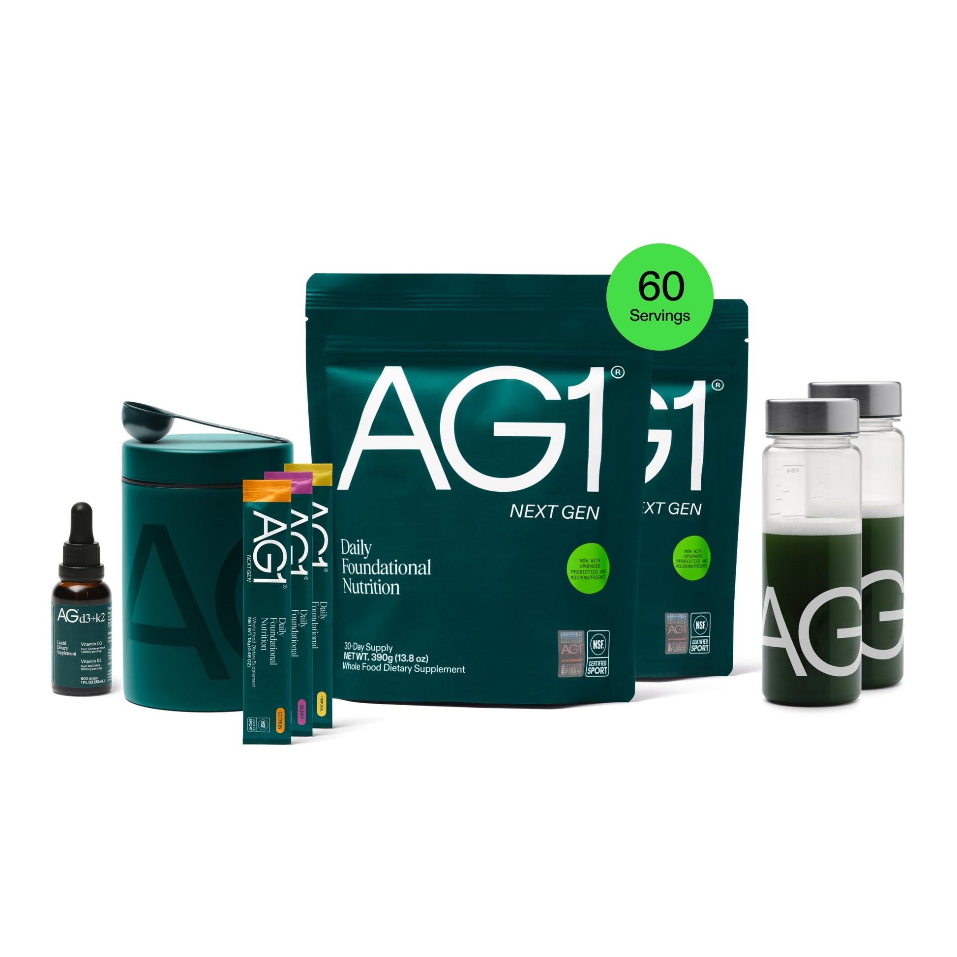 AG1 Next Gen Greens Powder Supplement 27.5 oz