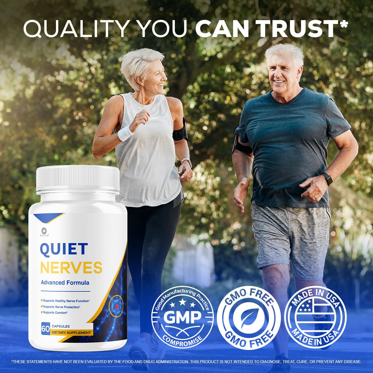 OVICIA Quiet Nerves Advanced Formula Capsules 60 Count