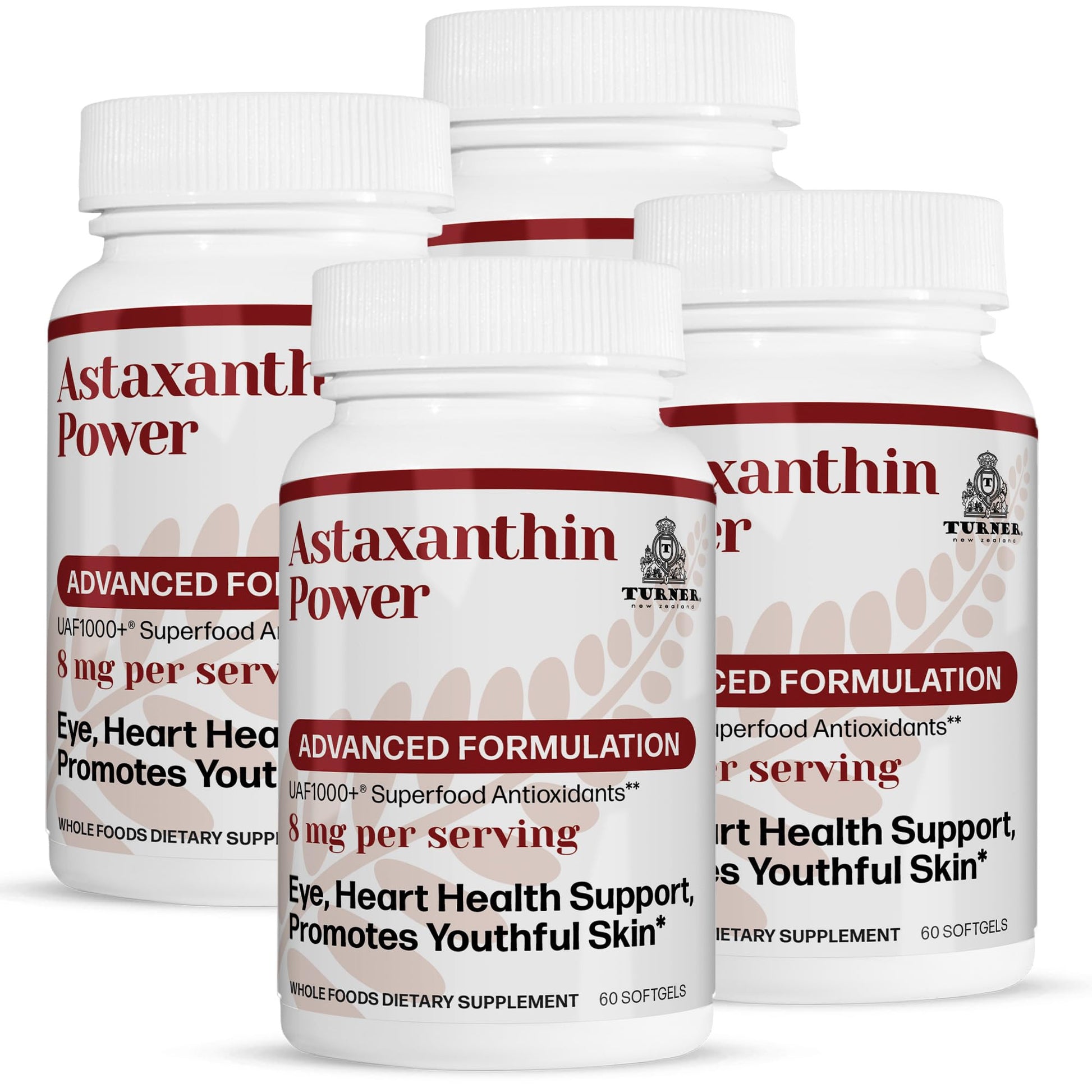 TURNER New Zealand Astaxanthin Power with UAF1000+ Softgel 240