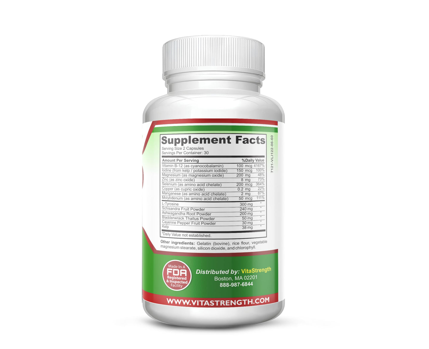 VitaStrength Thyroid Support Capsule 60 Count