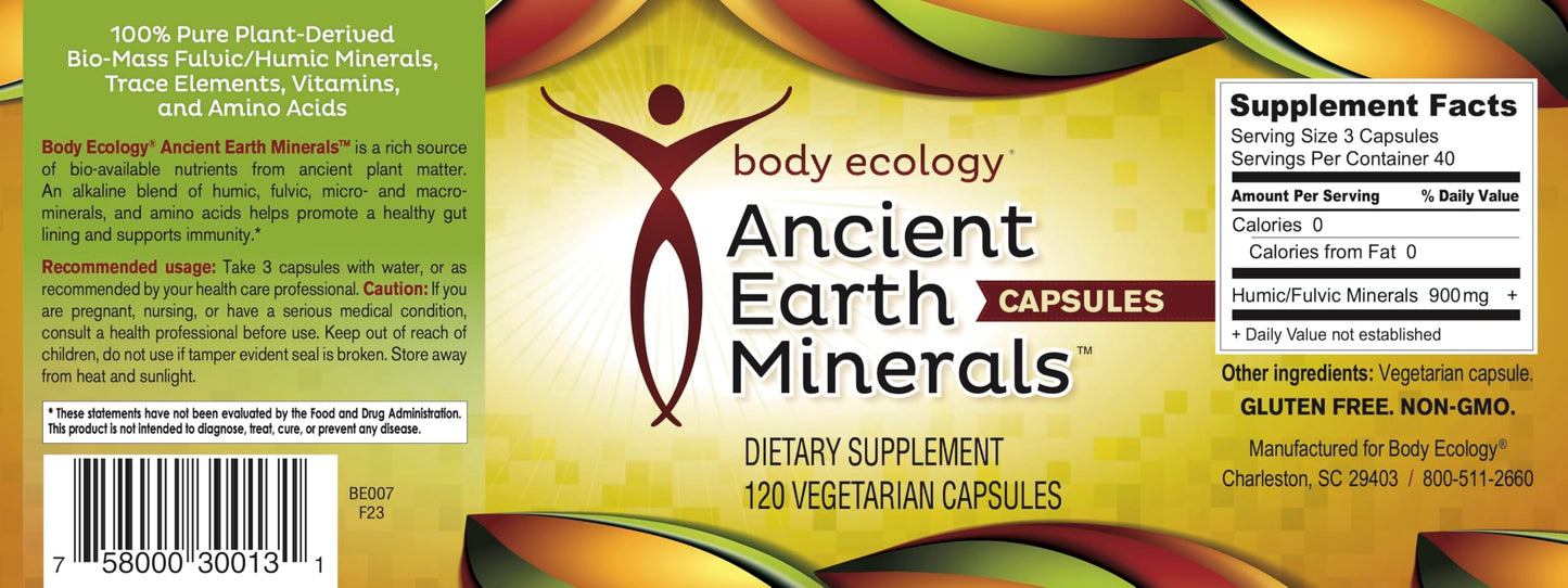 Bodycology Ancient Earth Minerals 120 Capsules