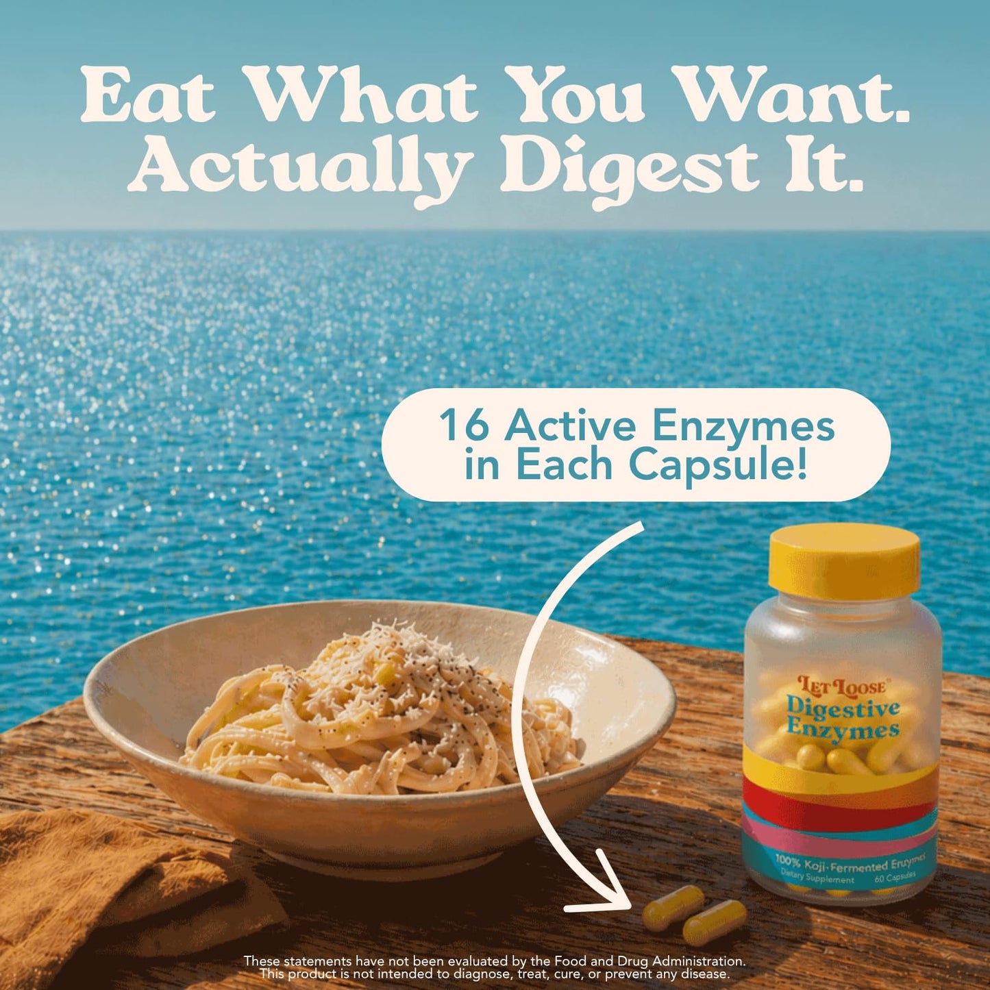 Let Loose Koji Digestive Enzymes 60 Capsules