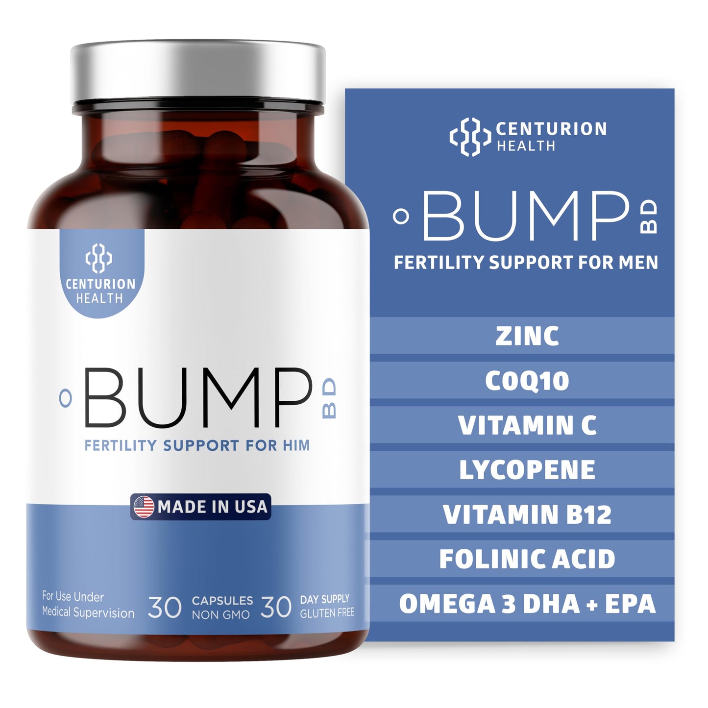 Centurion Health Bump BD Capsules, 30 Capsules