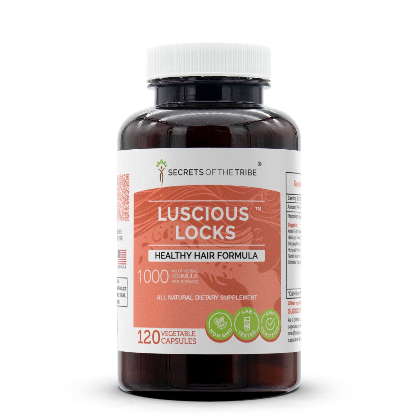 Secrets of the Tribe Luscious Locks Healthy Hair Formula Capsules 120