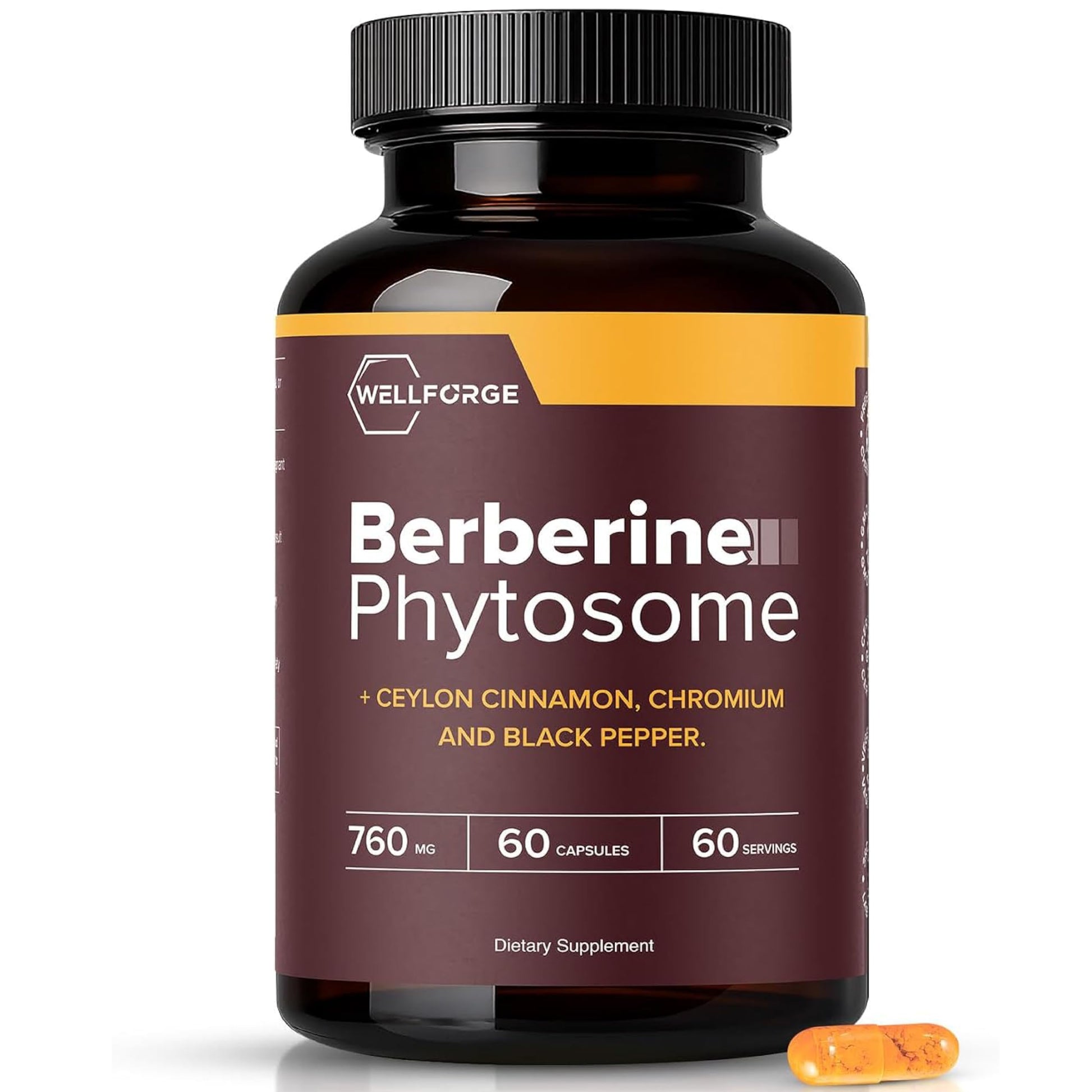 WellForge Berberine Phytosome 550mg Capsules, 60 Count