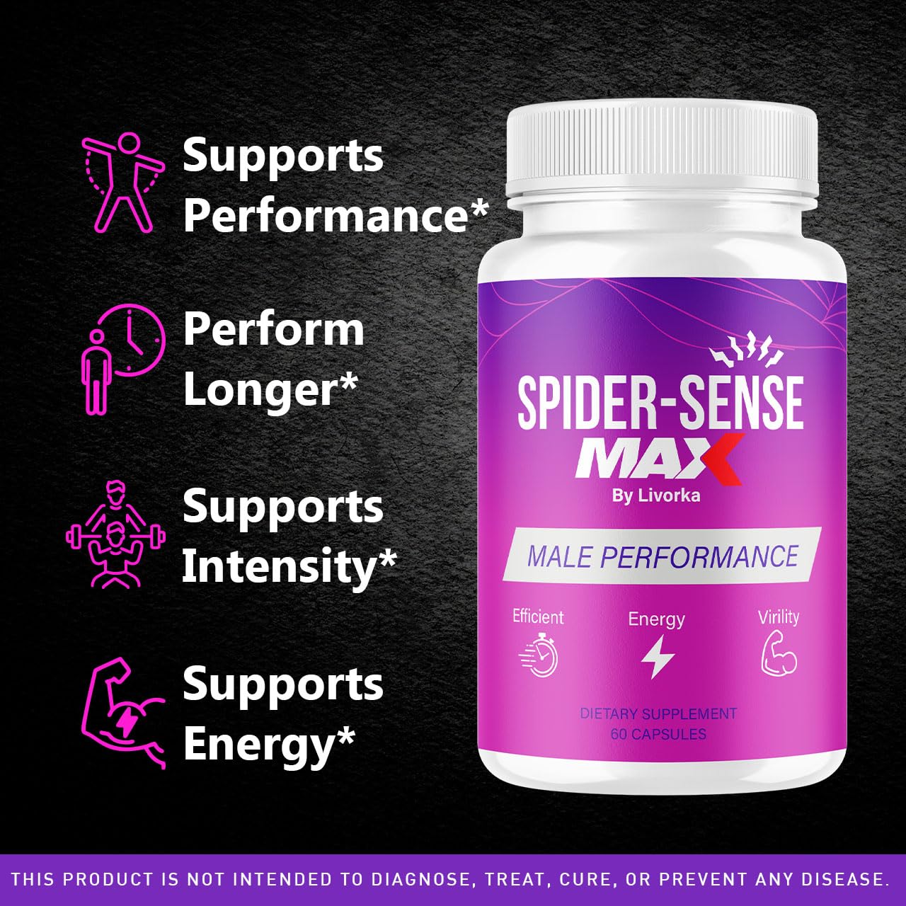 LIVORKA Spider Sense Max Capsules 180 Capsules