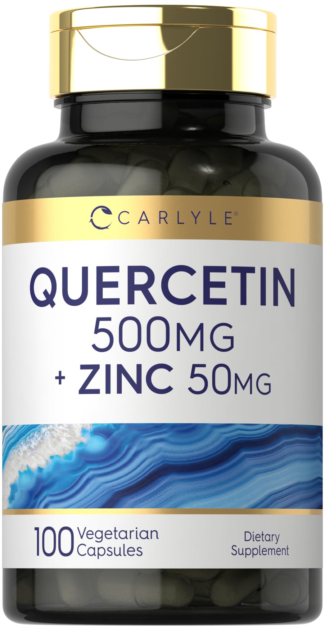 Carlyle Quercetin 500mg Capsules, 100 Count