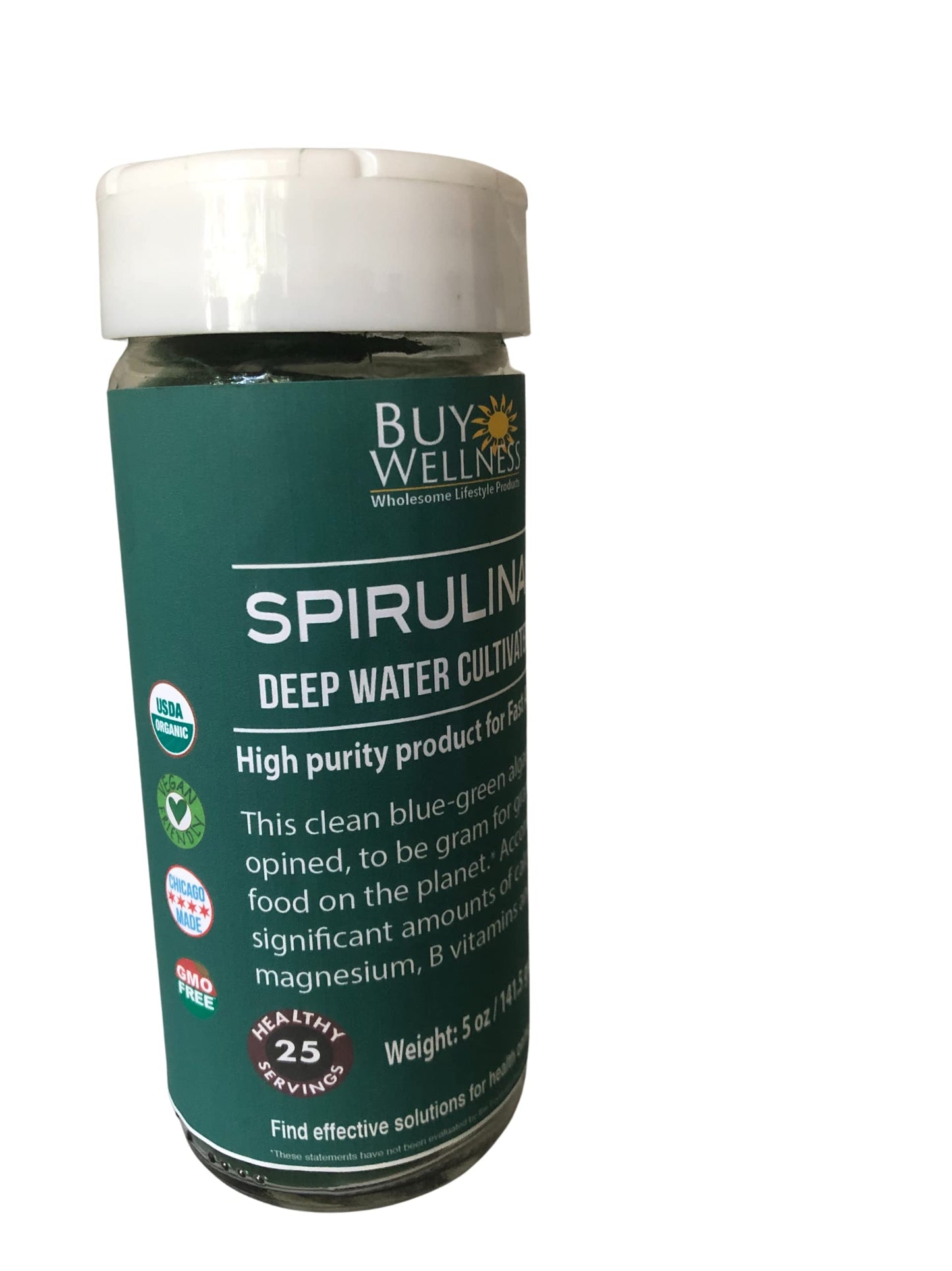 Buy Wellness Spirulina Powder 4.9736 oz