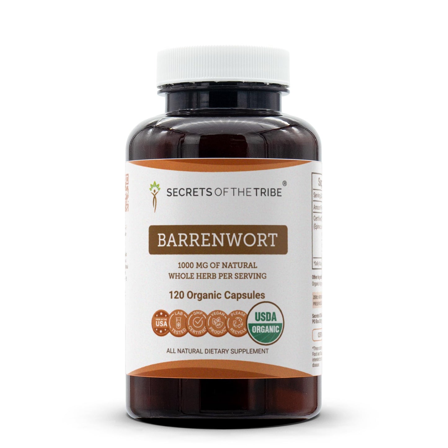 Secrets of the Tribe Barrenwort 120 Capsules