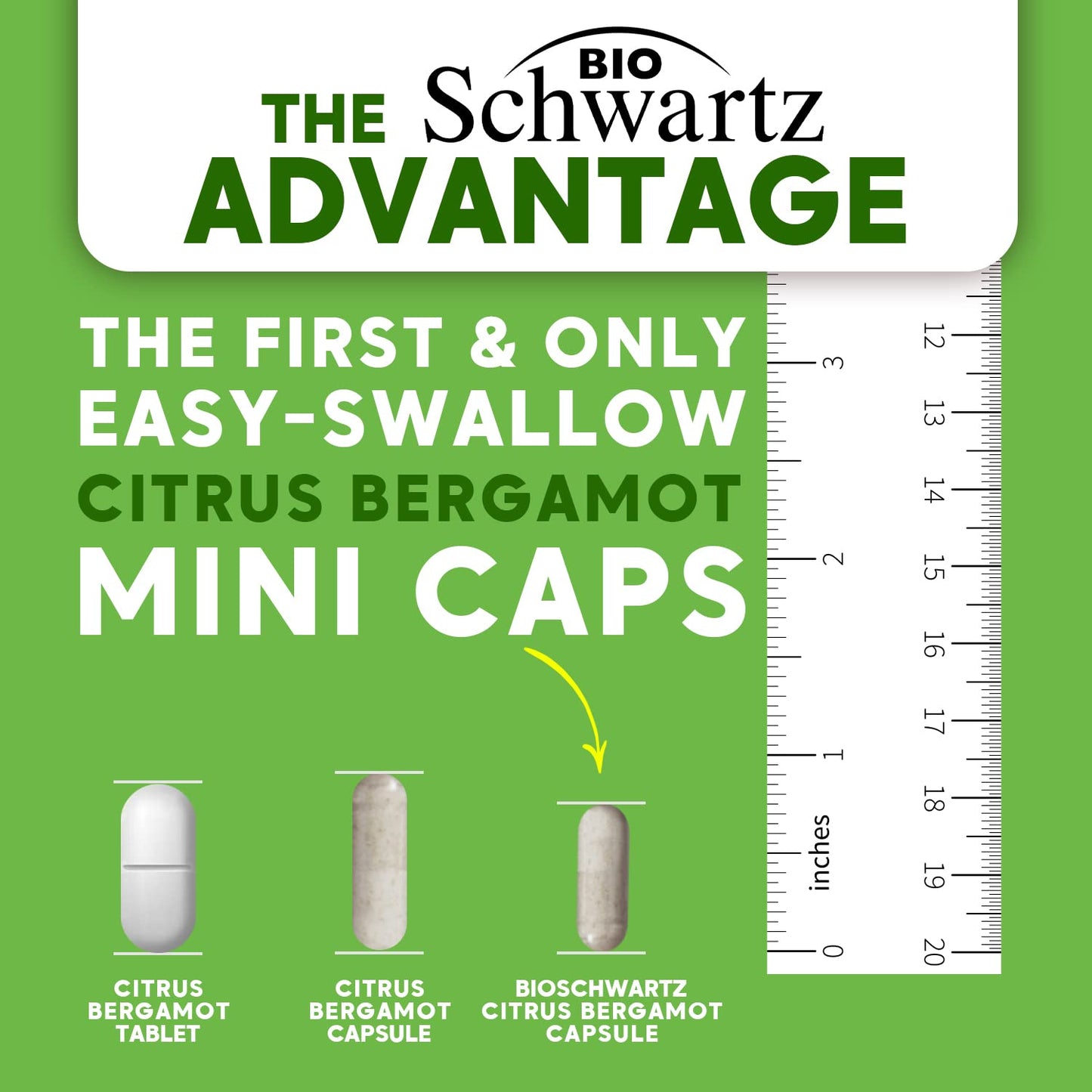 BioSchwartz Citrus Bergamot 1000mg Capsule, 120 Count